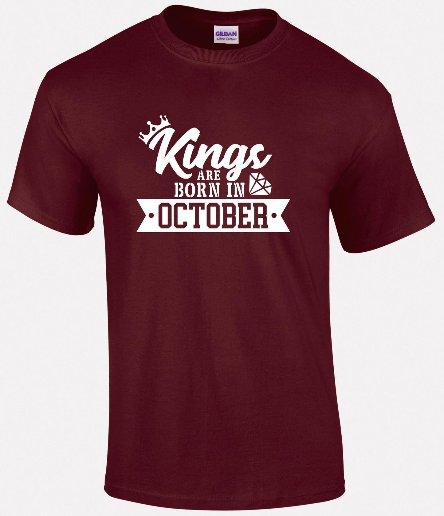Kings Are Born In October T-shirt