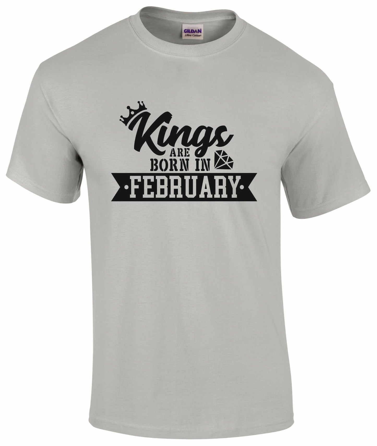 Kings Are Born In February T-shirt