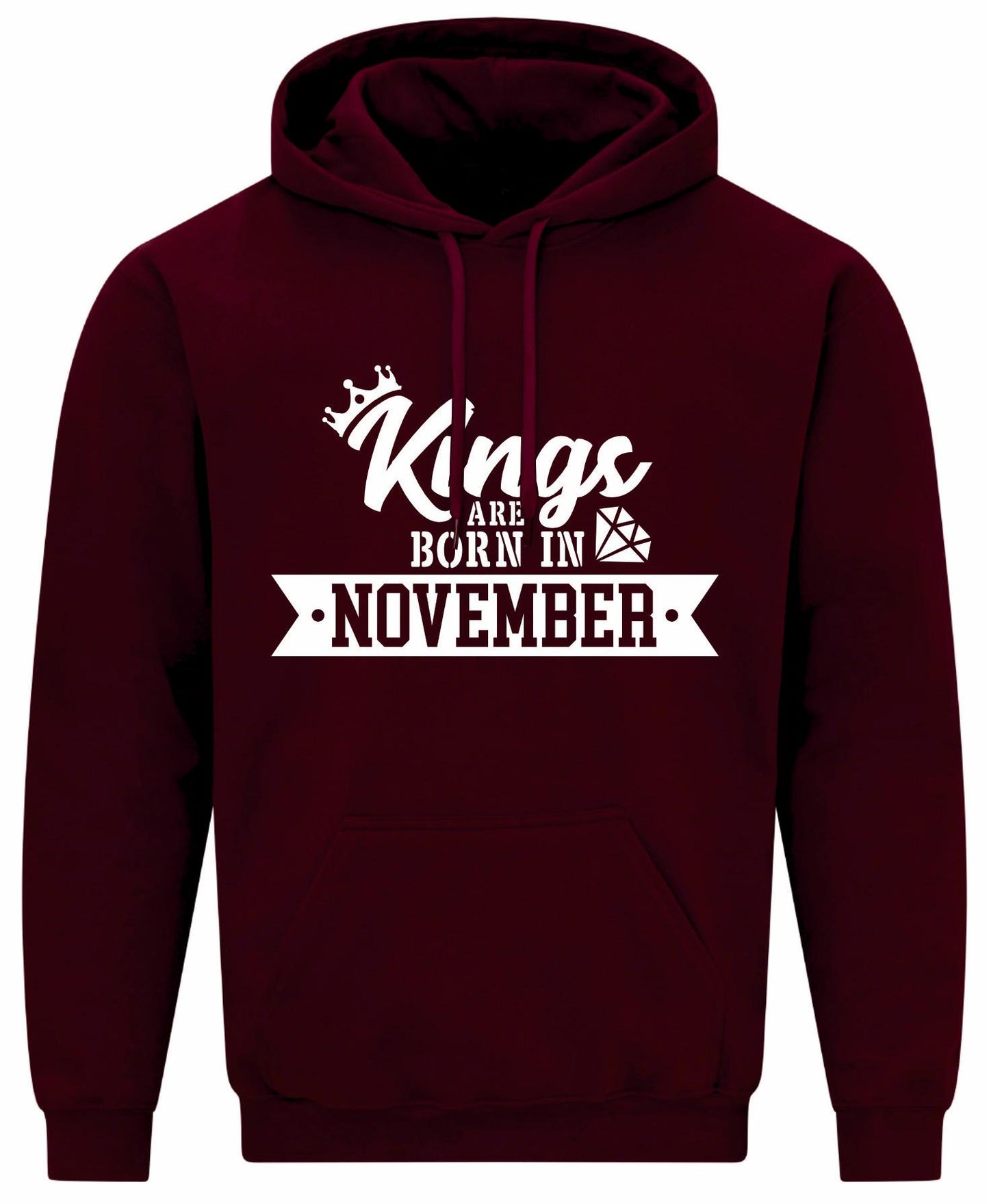 Kings Are Born In November Hoodie