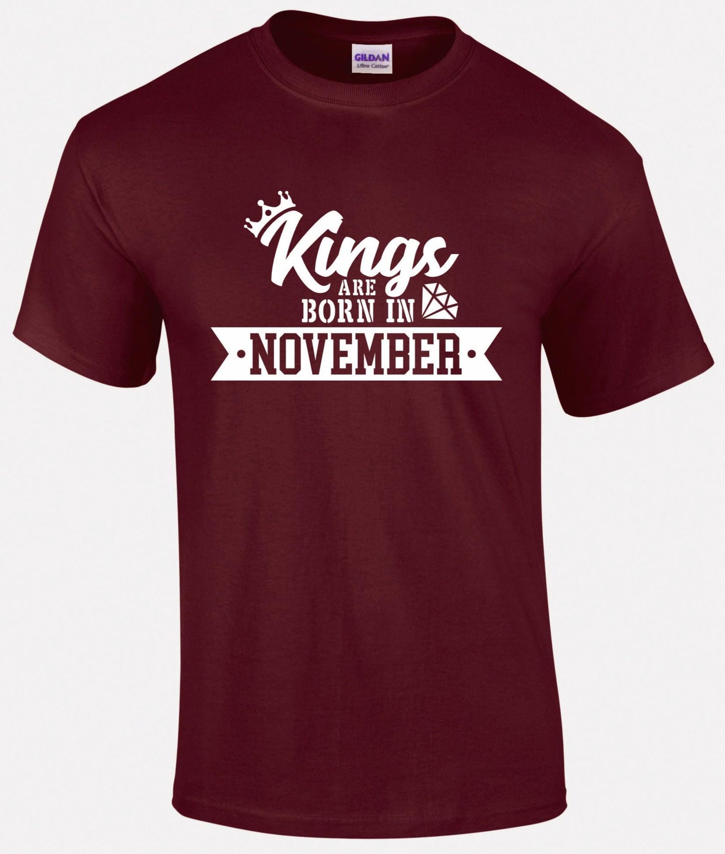 Kings Are Born In November T-shirt