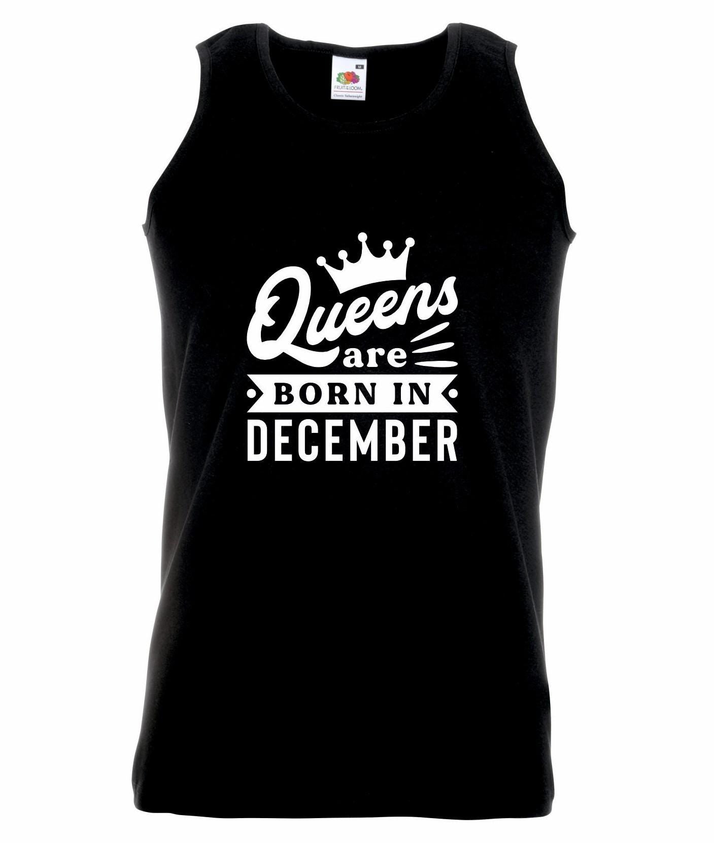 Queens Are Born In December Vest