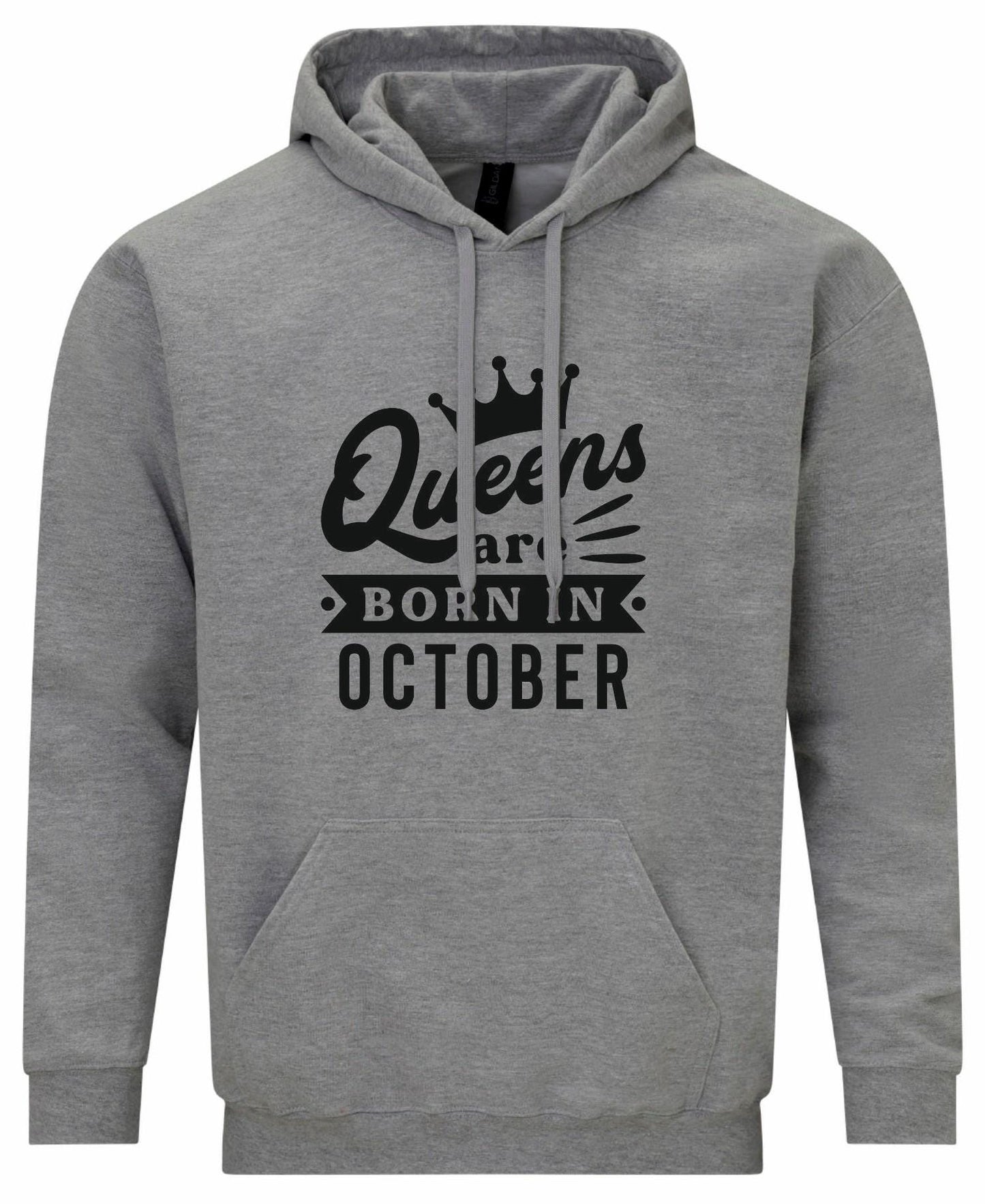 Queens Are Born In October Hoodie