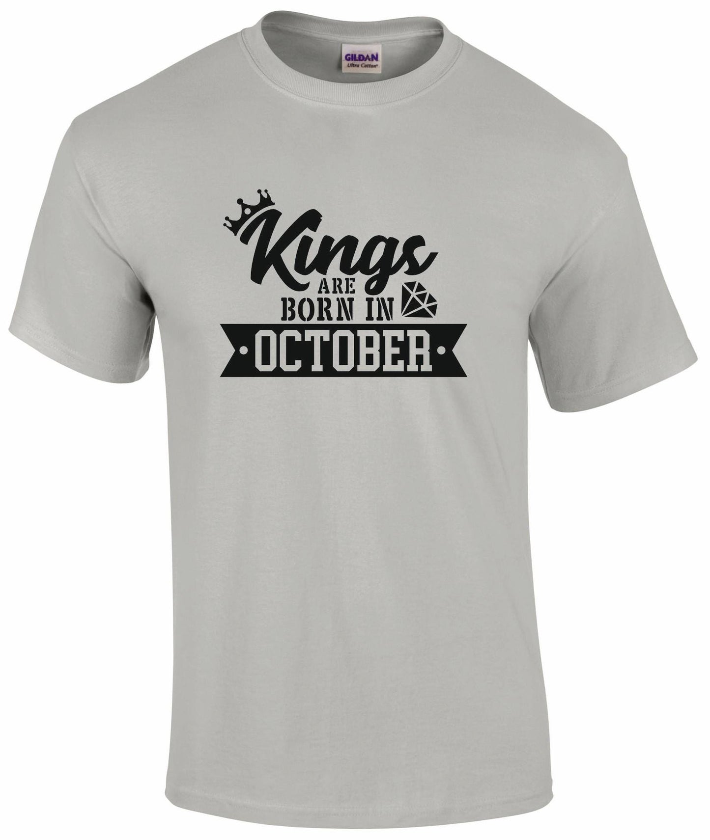 Kings Are Born In October T-shirt