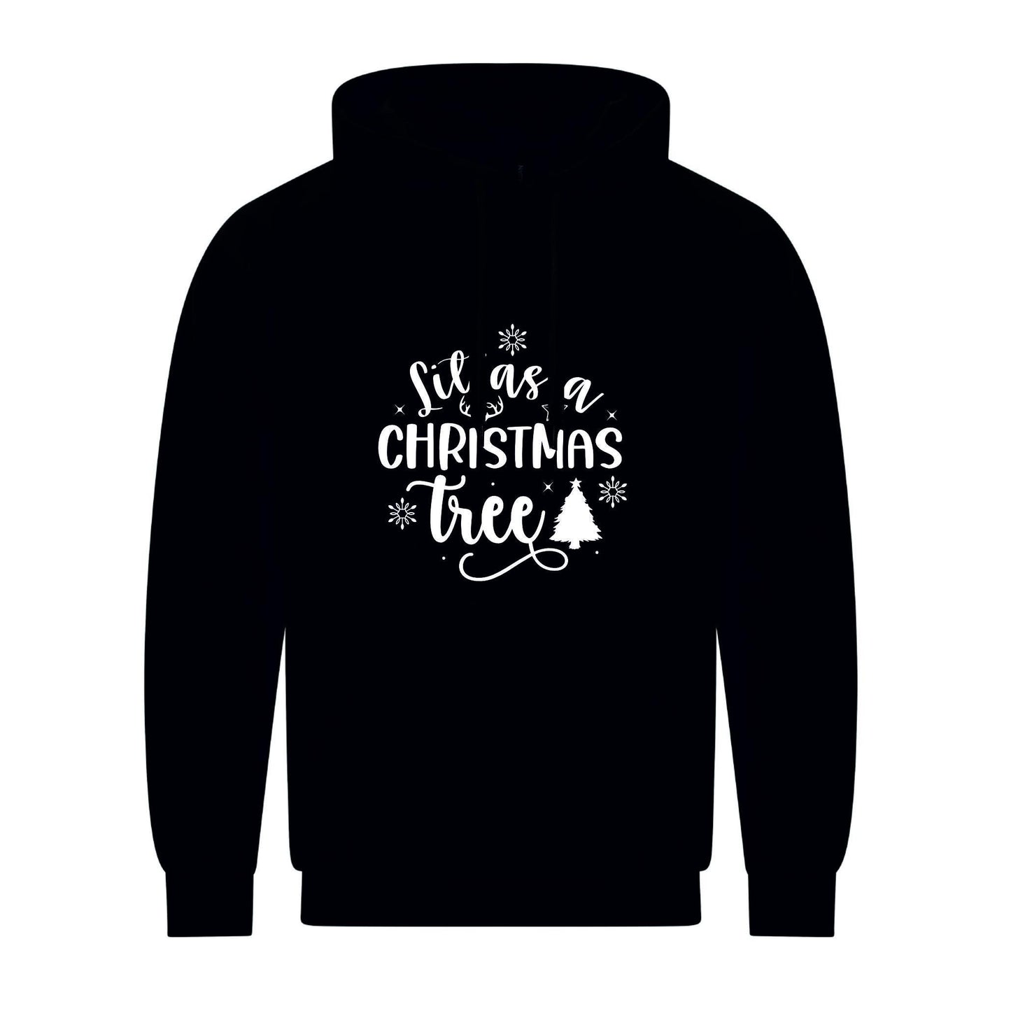 Lit As A Christmas Tree Unisex Hoodie