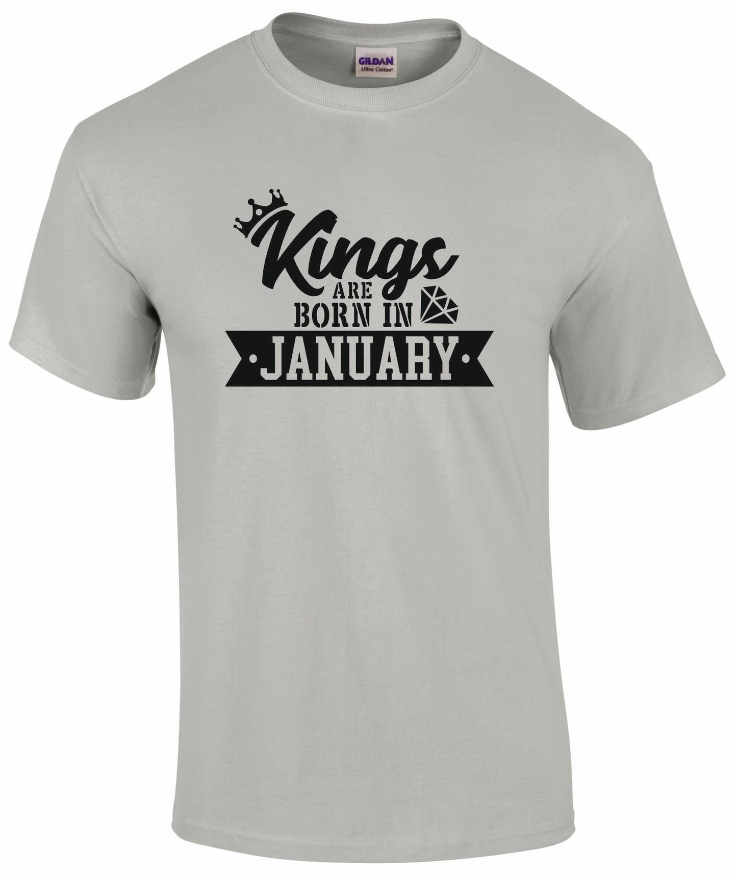 Kings Are Born In January T-shirt
