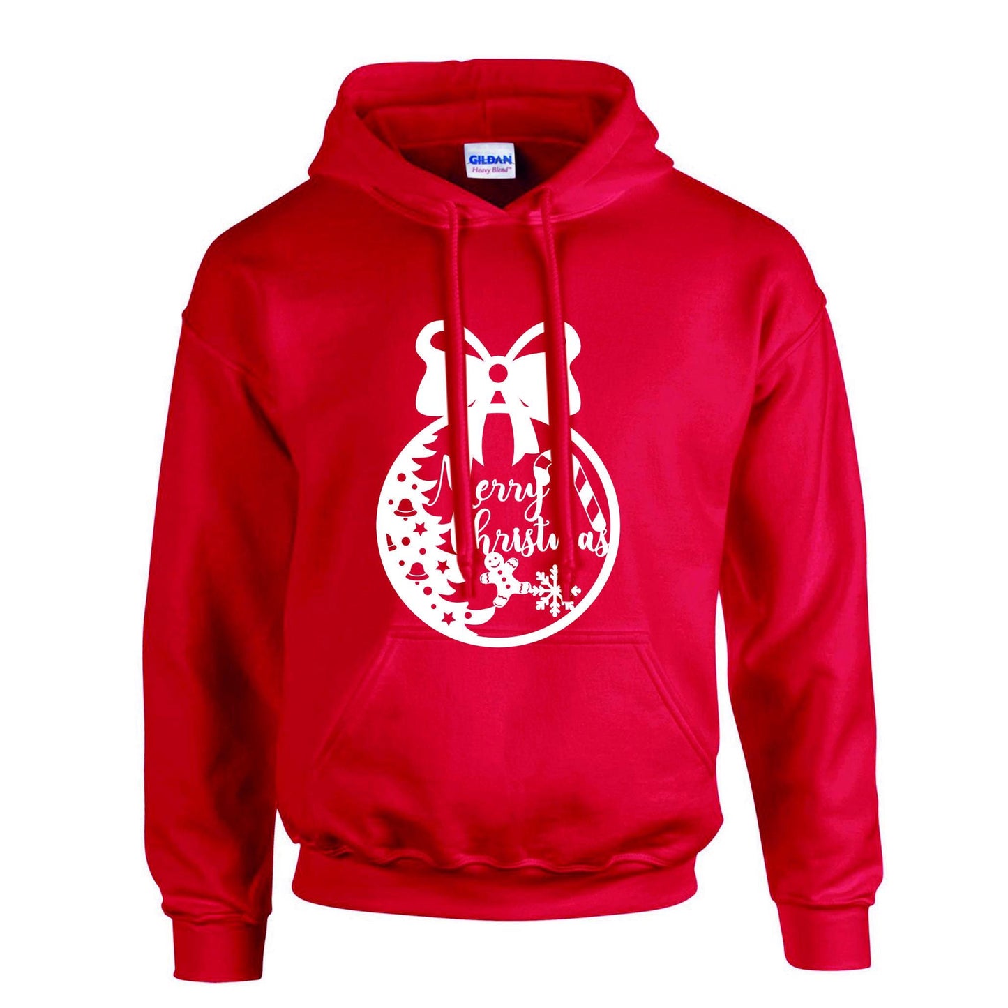 Merry Christmas Bow Unisex Hoodie