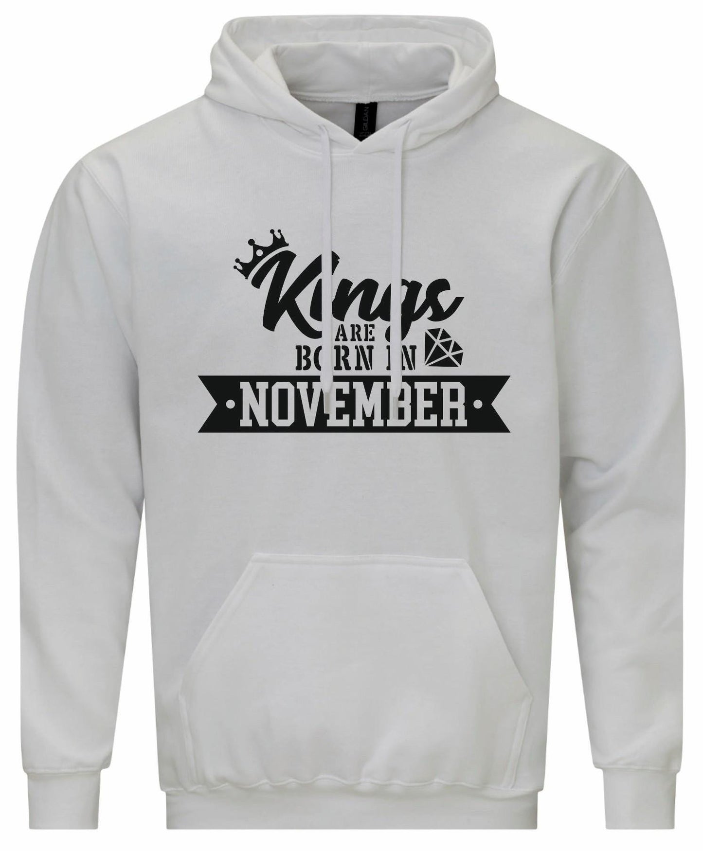 Kings Are Born In November Hoodie