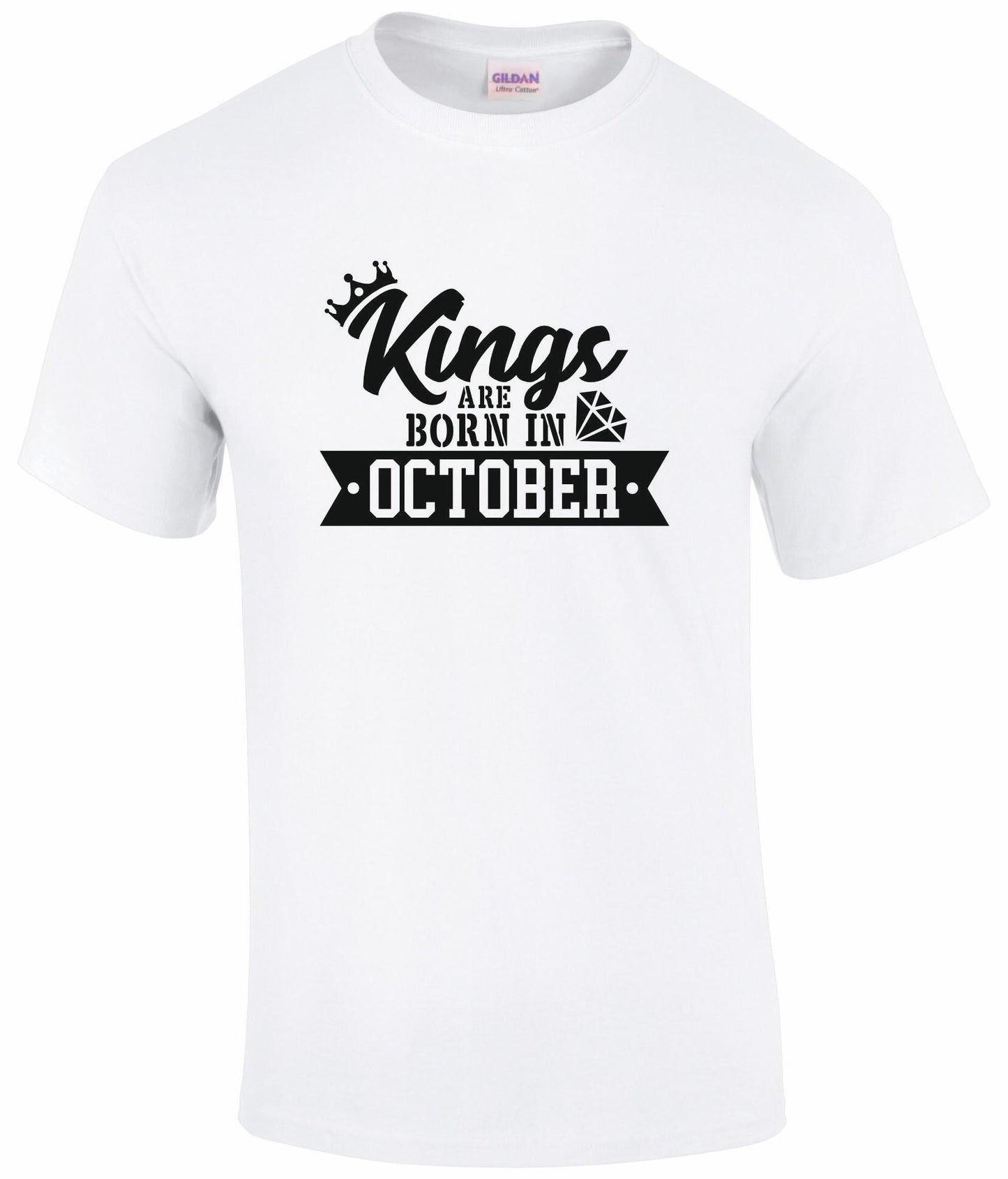 Kings Are Born In October T-shirt