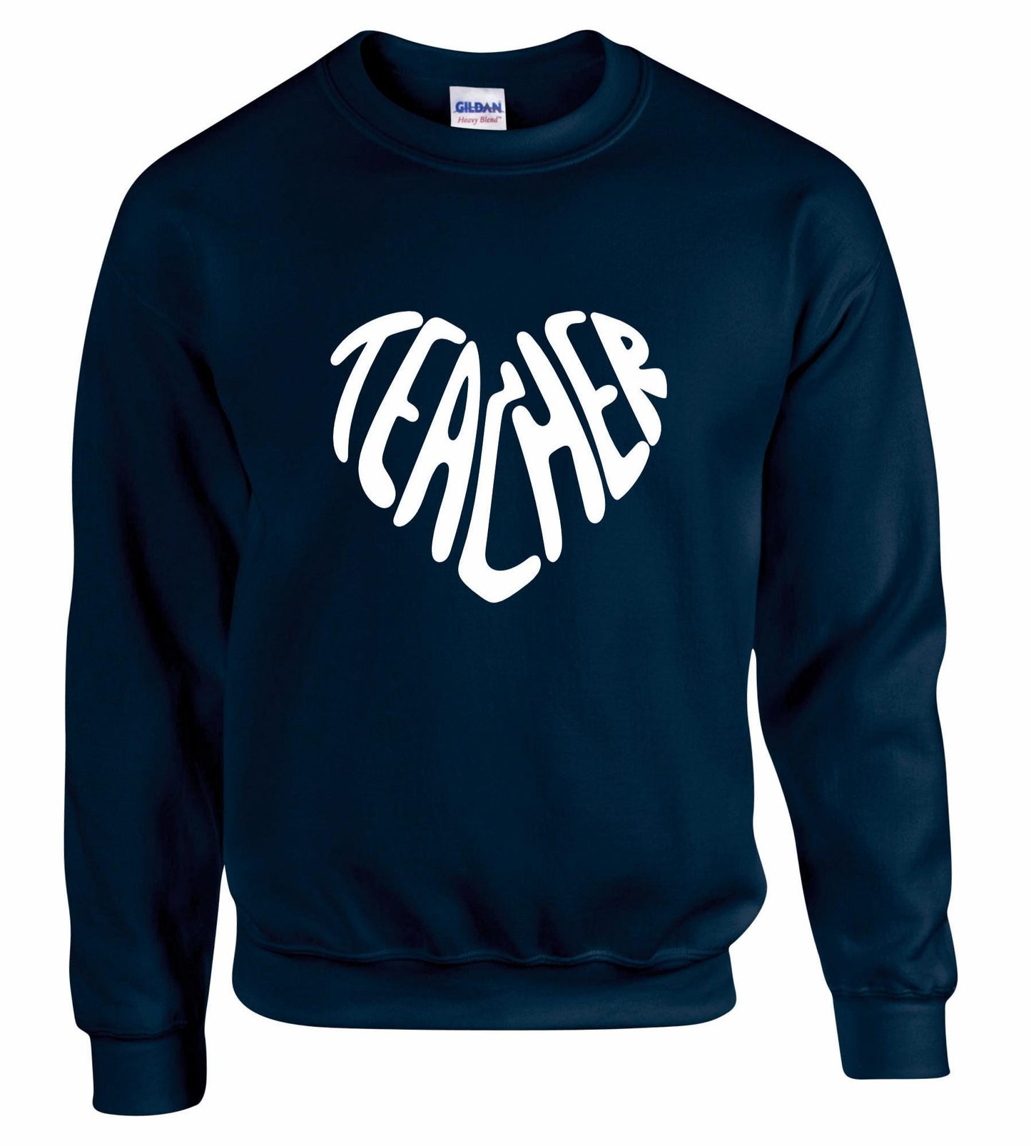 Heart Teacher Design Unisex Sweatshirt
