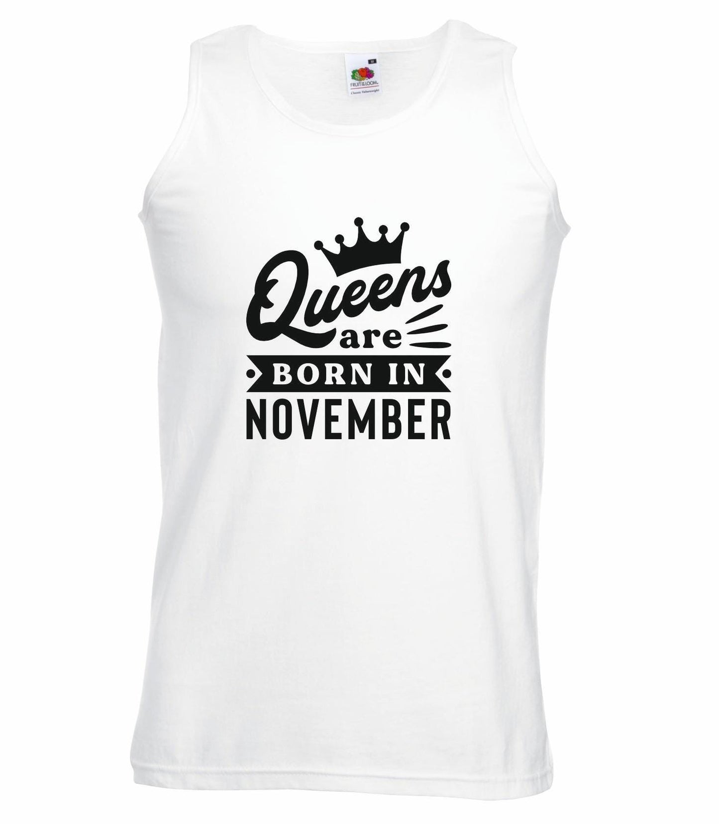 Queens Are Born In November Vest