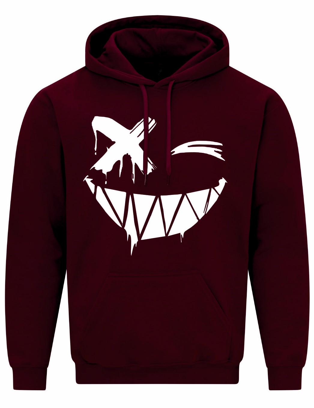 Cross Eye Smile Face Unisex Hoodie