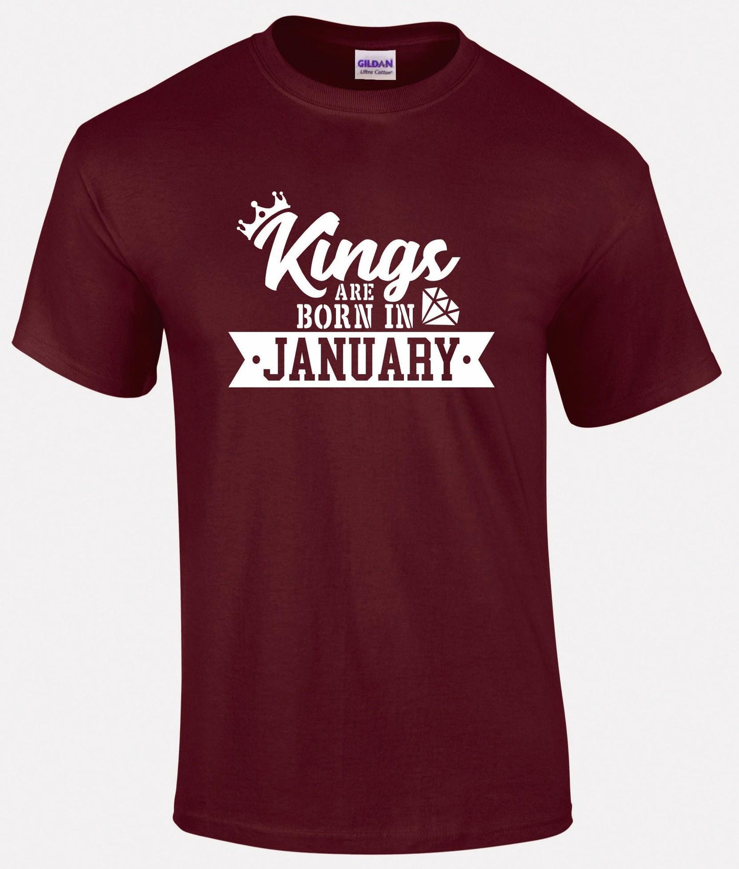 Kings Are Born In January T-shirt