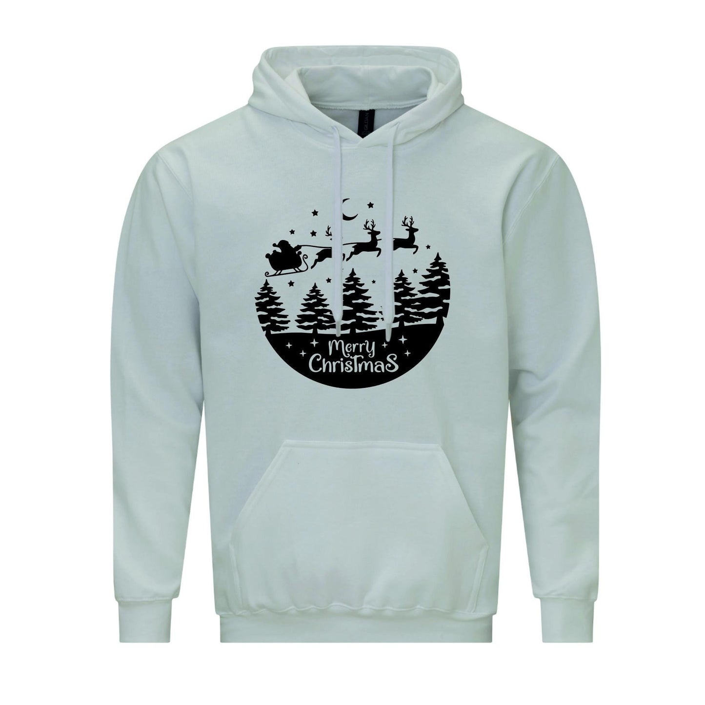 Merry Christmas Reindeer Unisex Hoodie