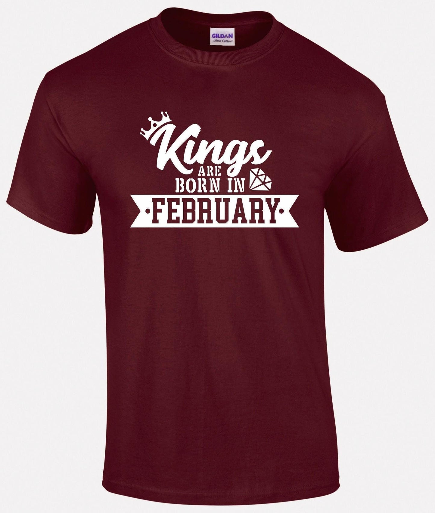 Kings Are Born In February T-shirt