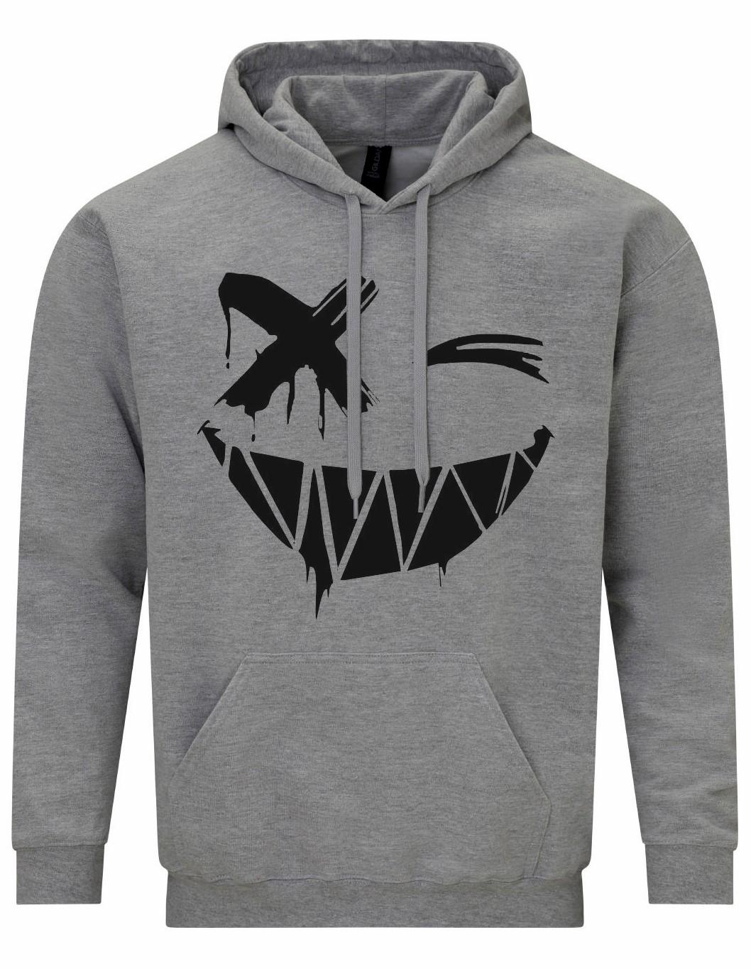 Cross Eye Smile Face Unisex Hoodie