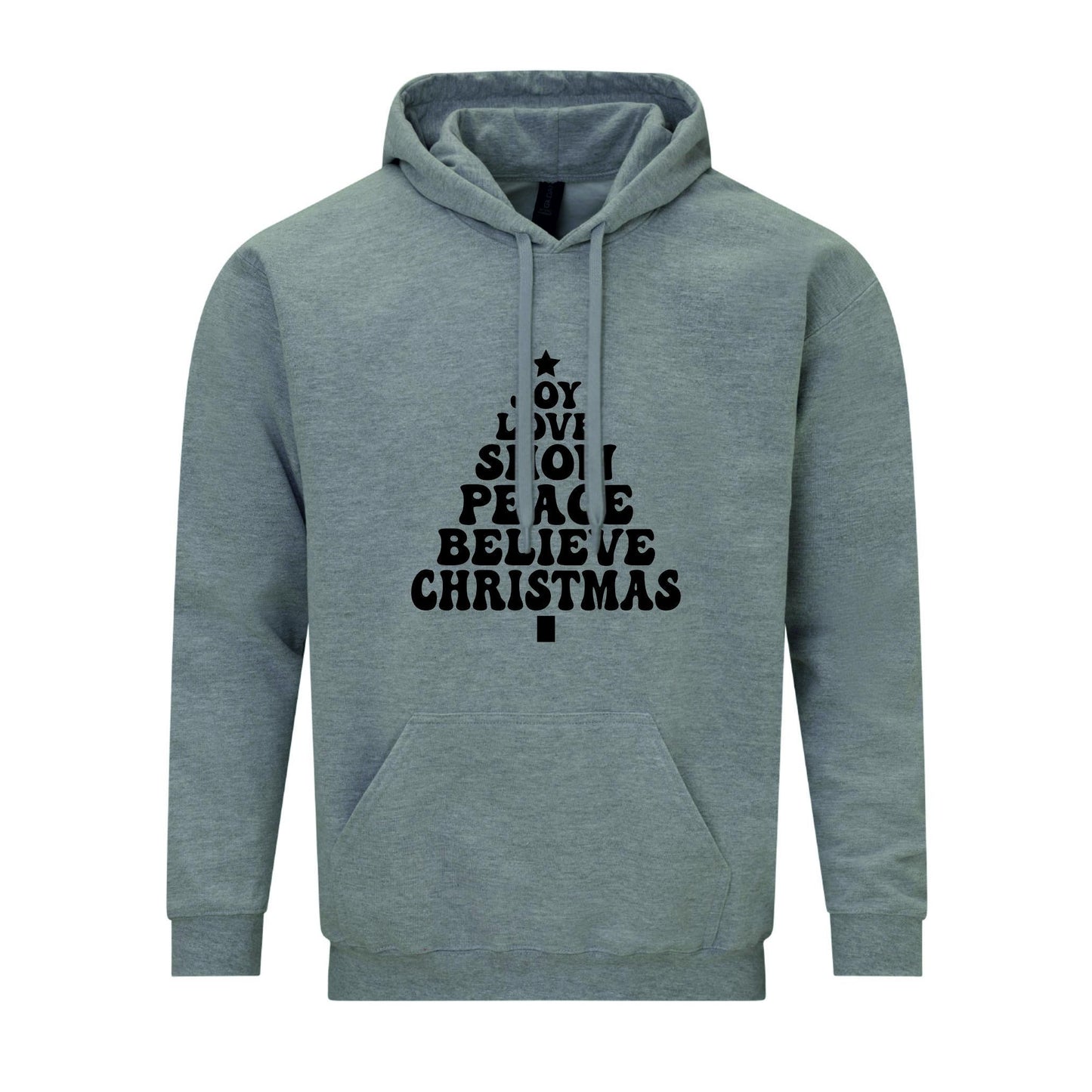 Joy Love Snow Christmas Unisex Hoodie