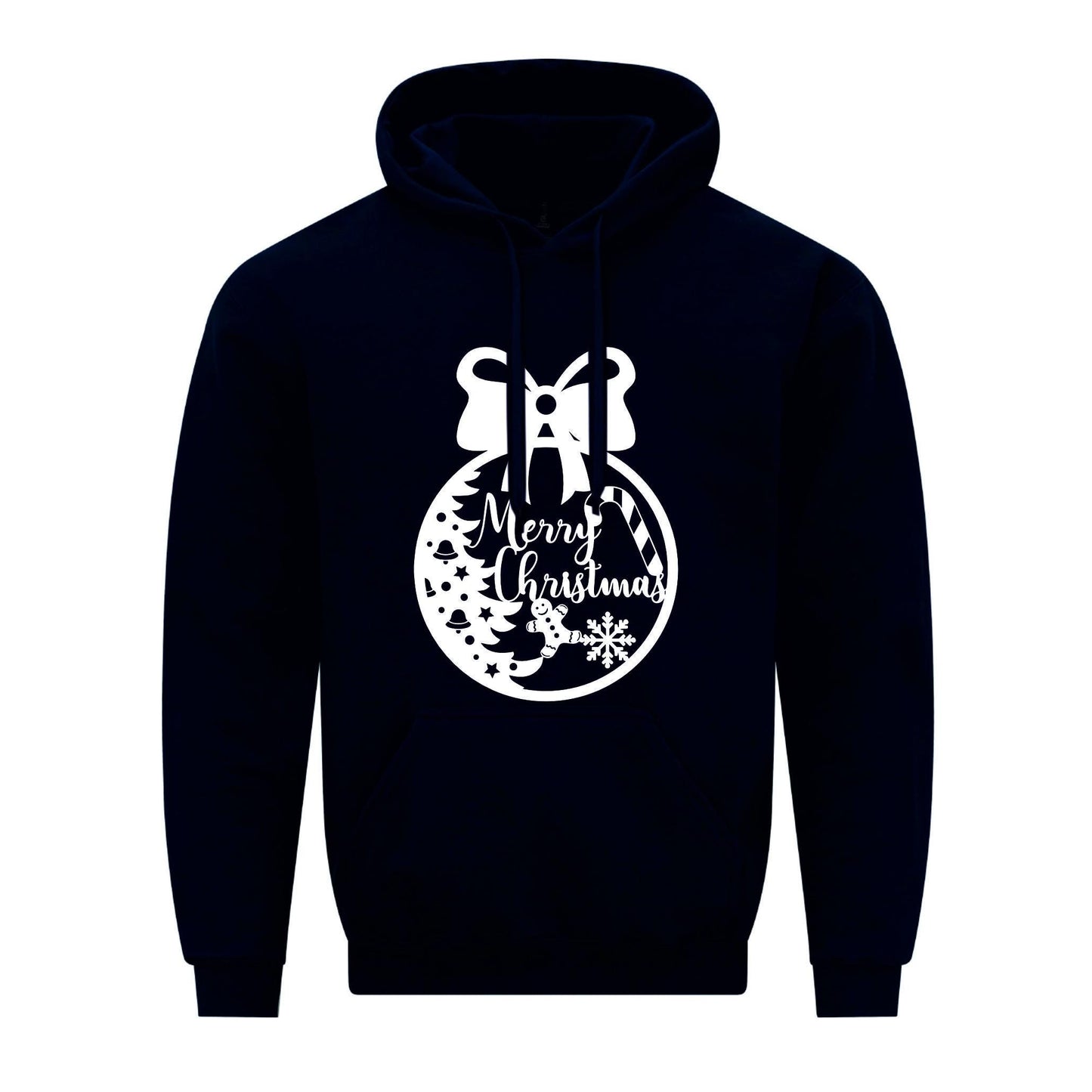 Merry Christmas Bow Unisex Hoodie