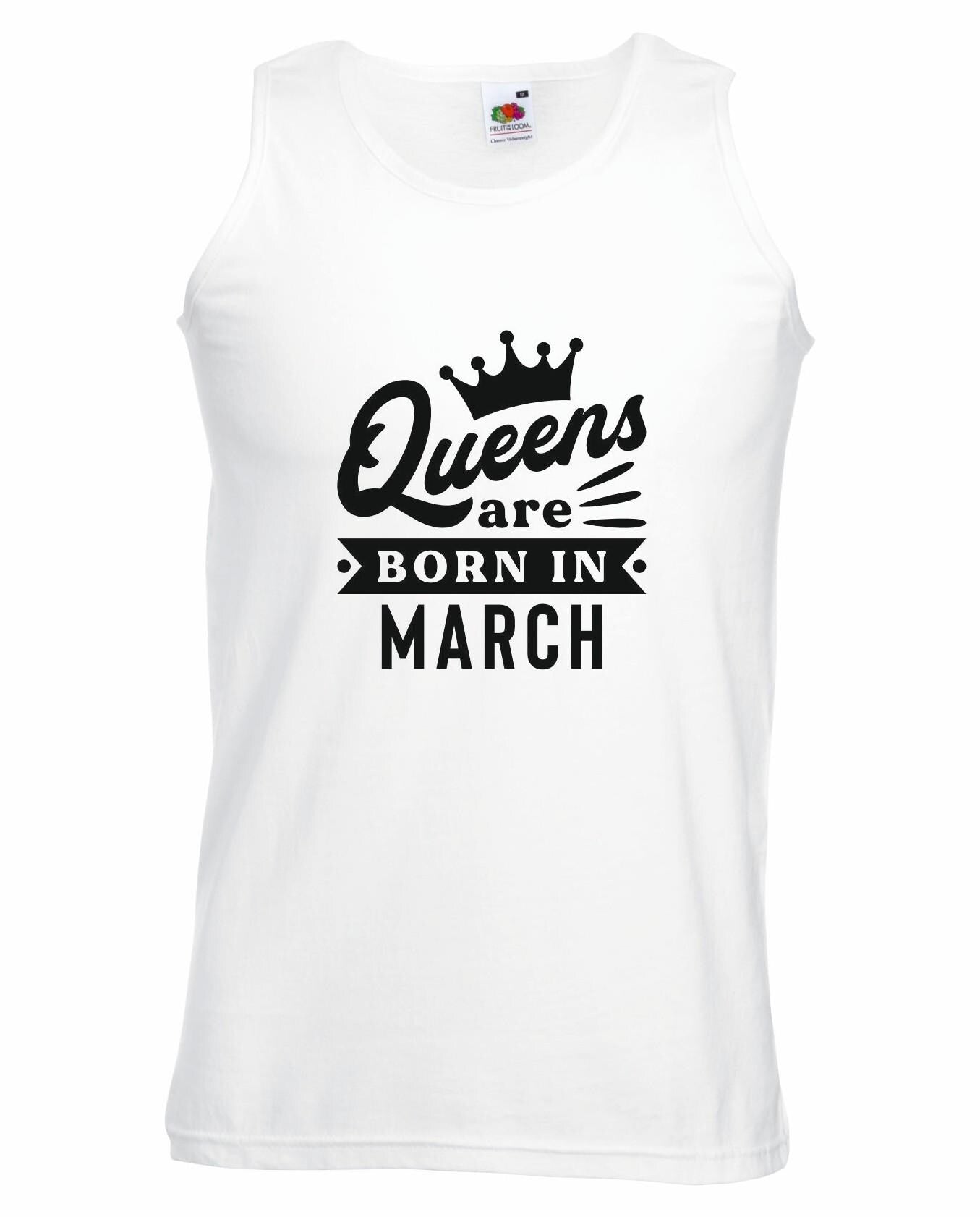 Queens Are Born In March Vest