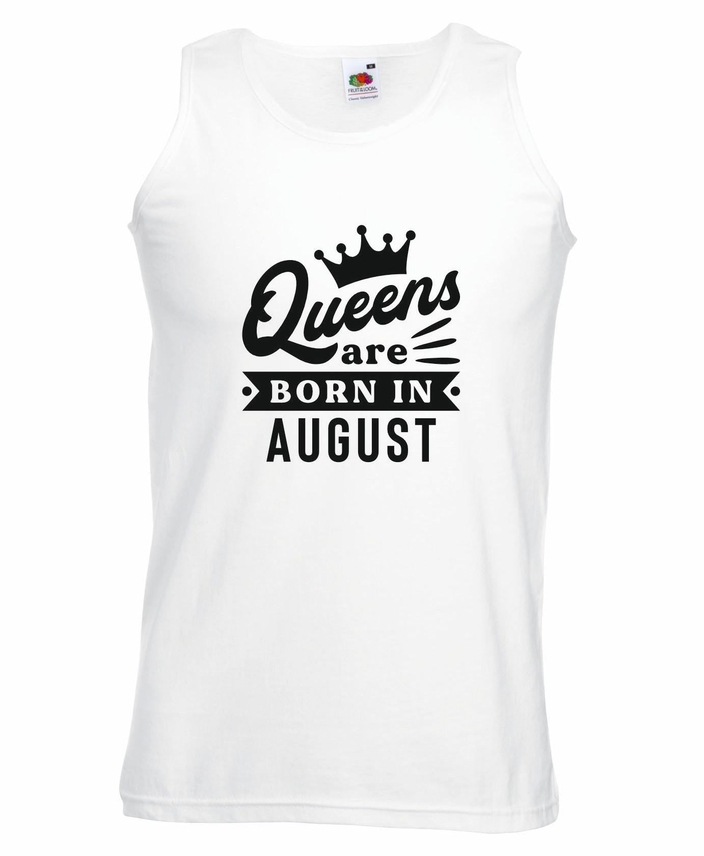 Queens Are Born In August Vest