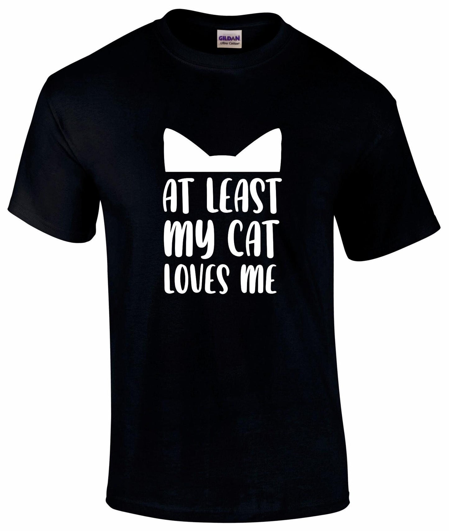 At least My Cat Loves Me T-shirt