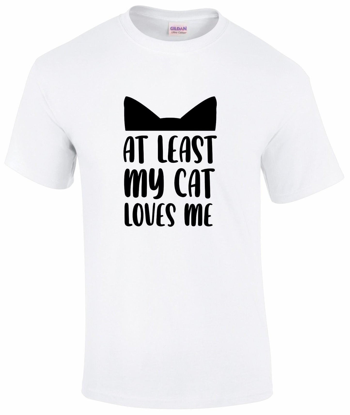 At least My Cat Loves Me T-shirt