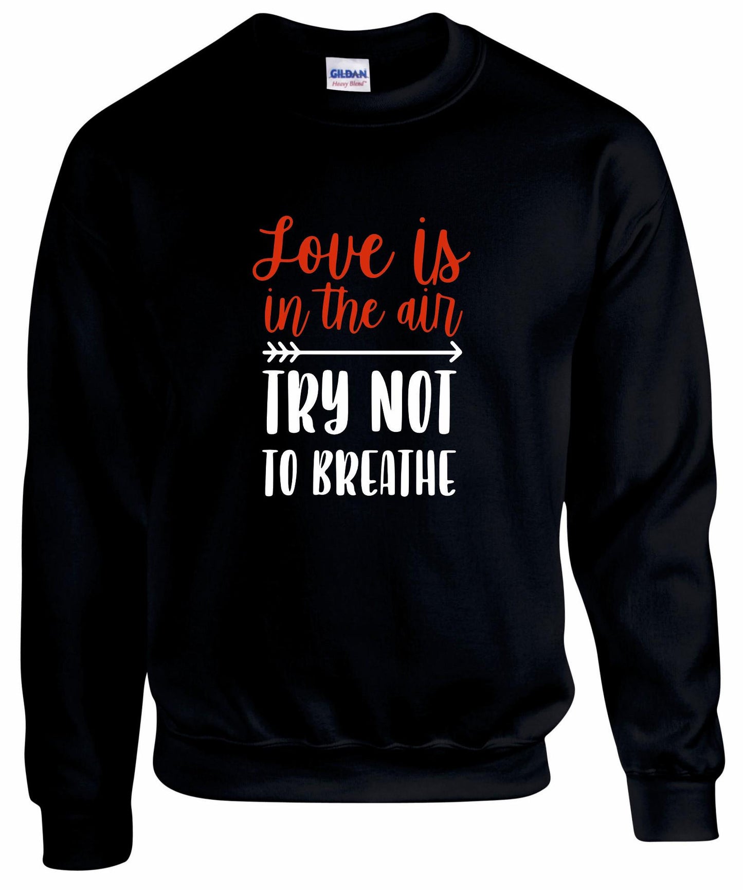 Love Is In The Air... Try Not to Breathe Sweatshirt