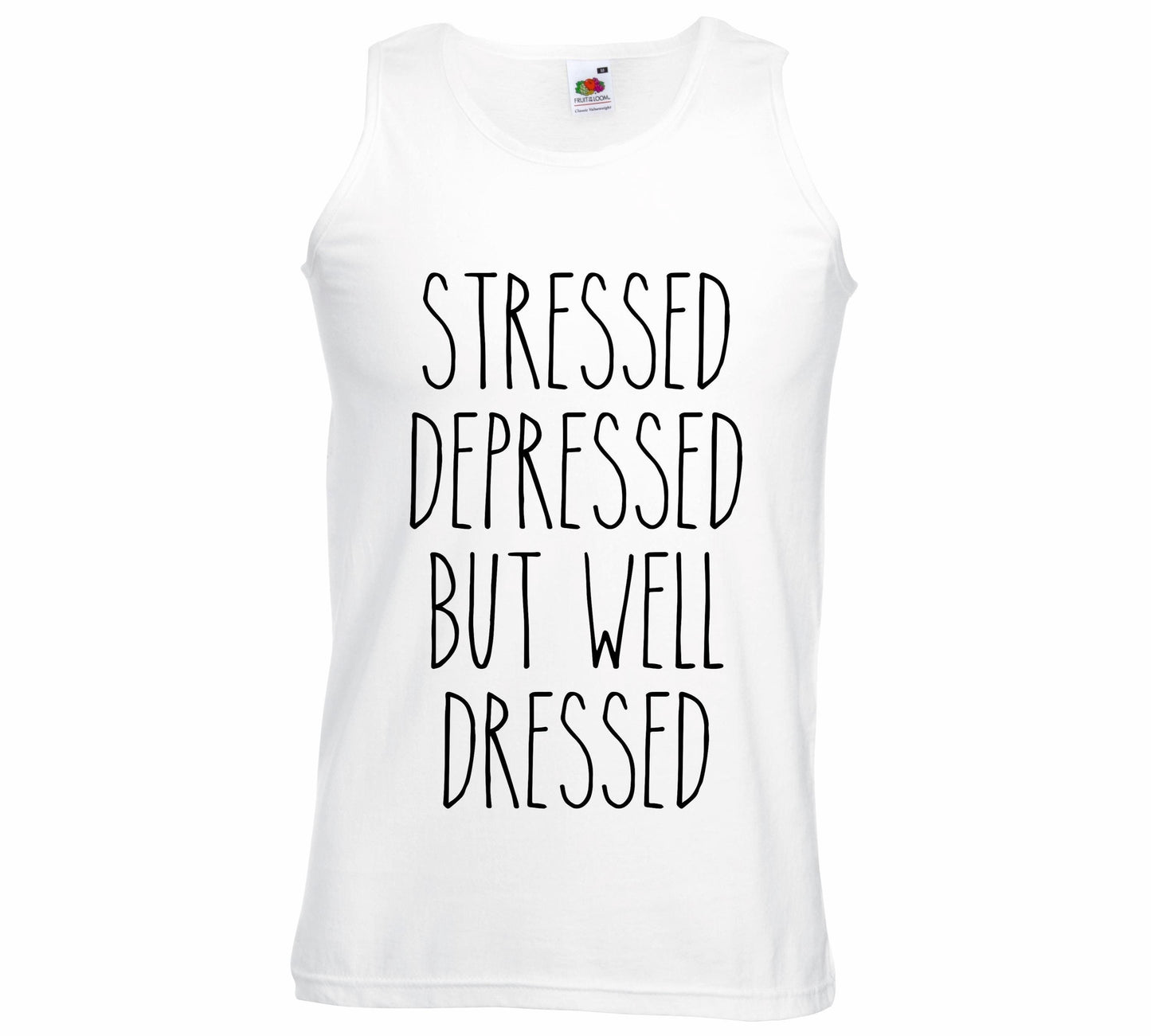 Stressed Depressed... Unisex Vest