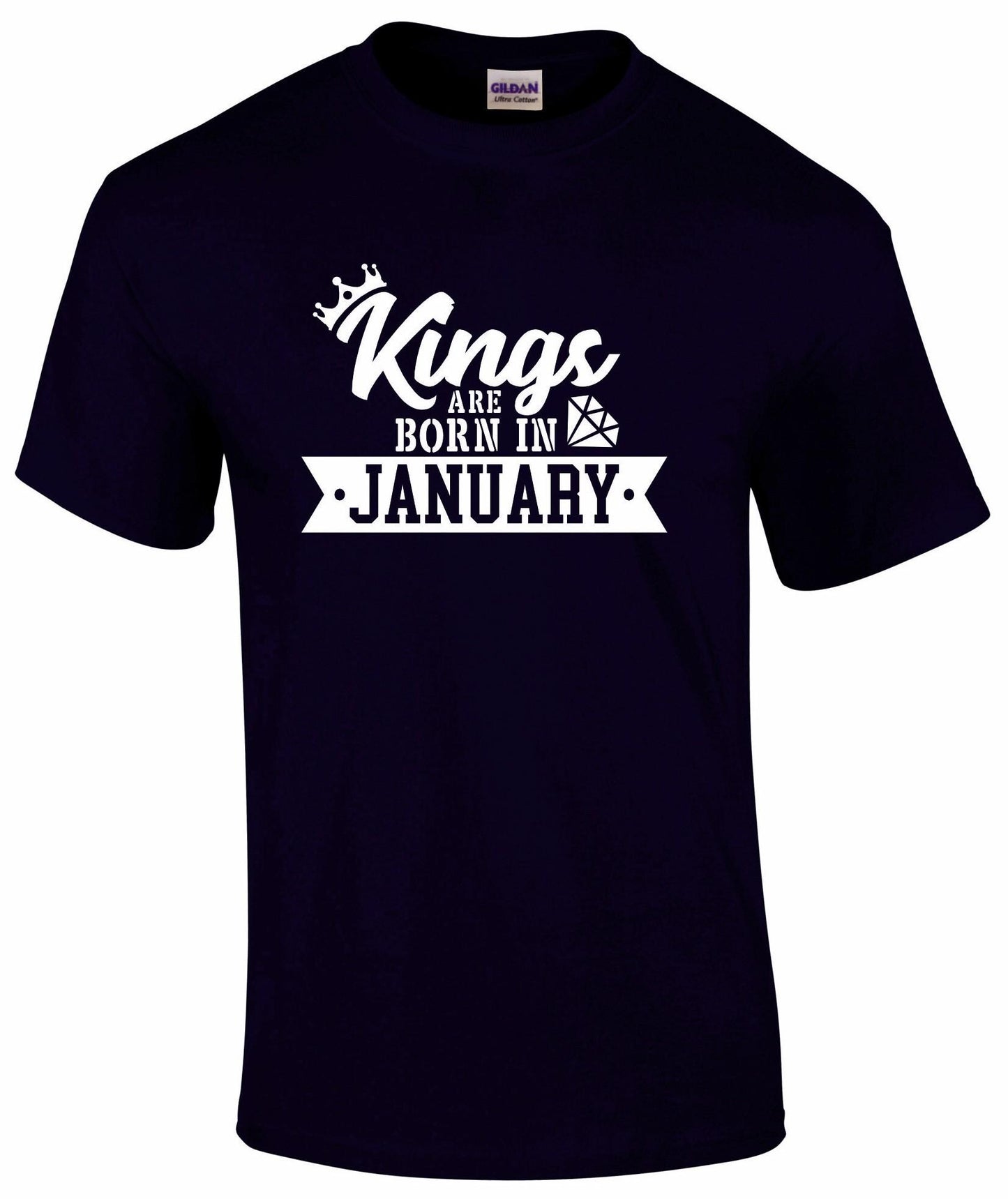 Kings Are Born In January T-shirt
