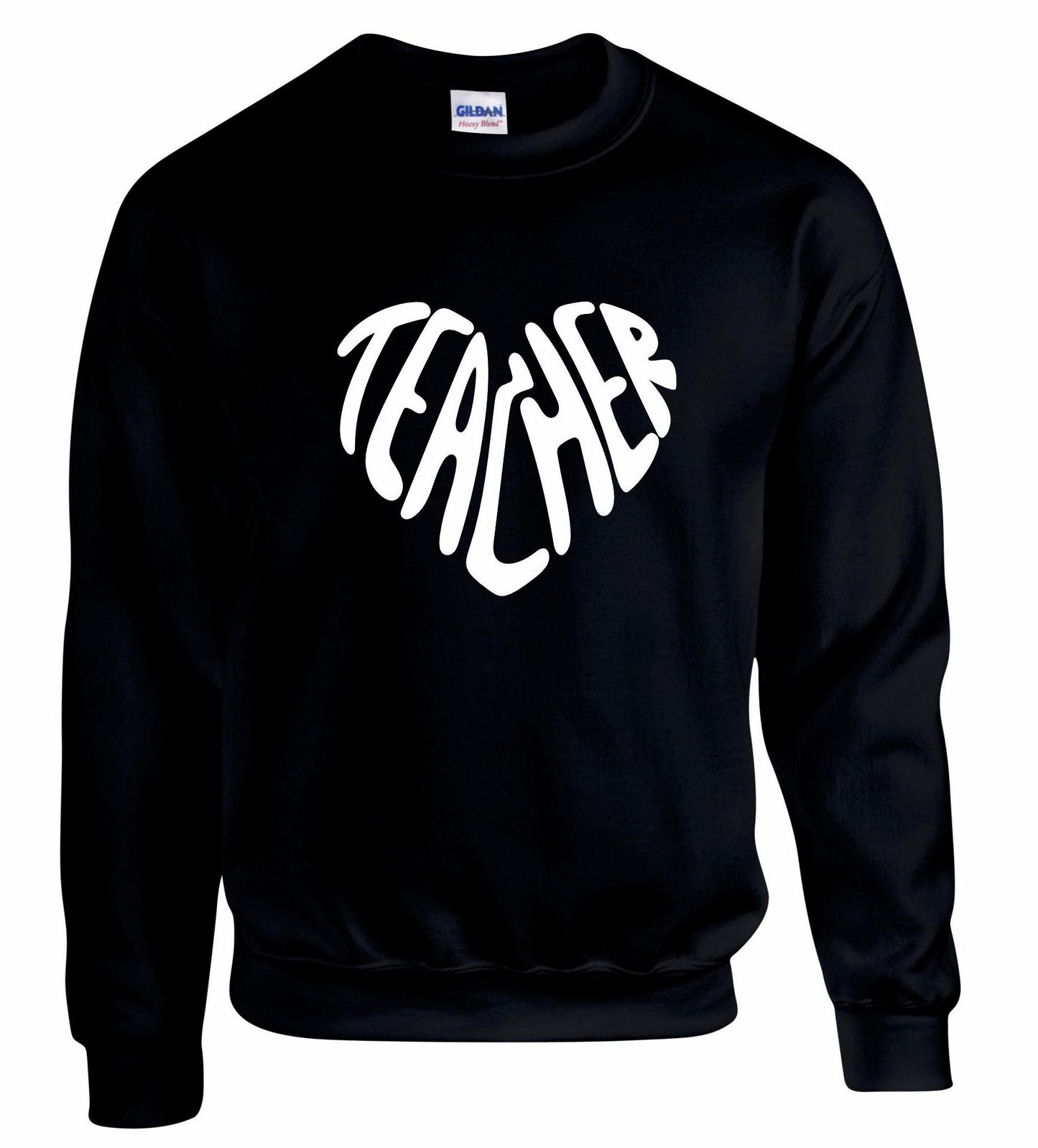 Heart Teacher Design Unisex Sweatshirt