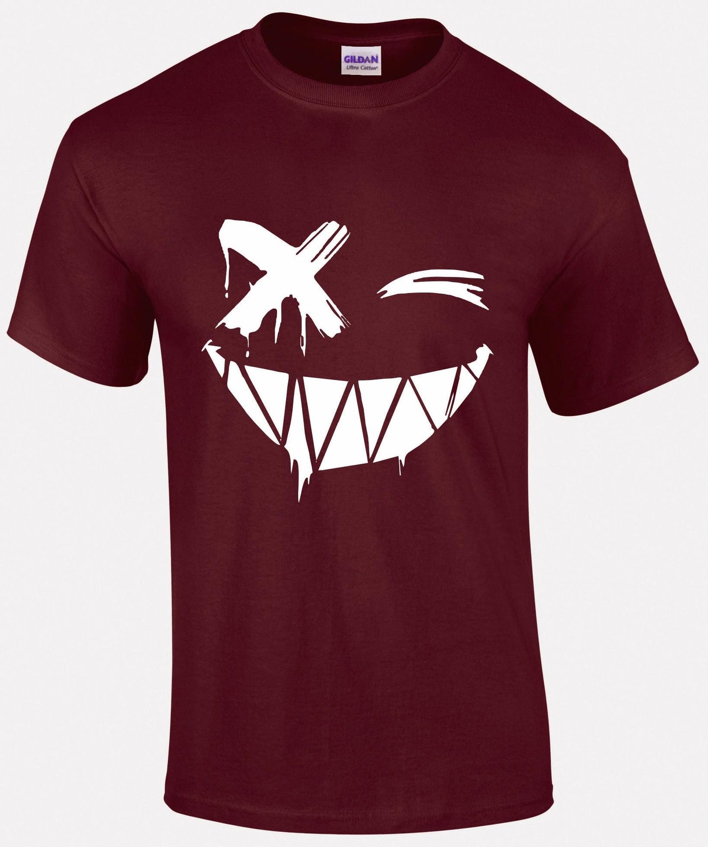 Cross Eye Smiley Face Unisex T-shirt