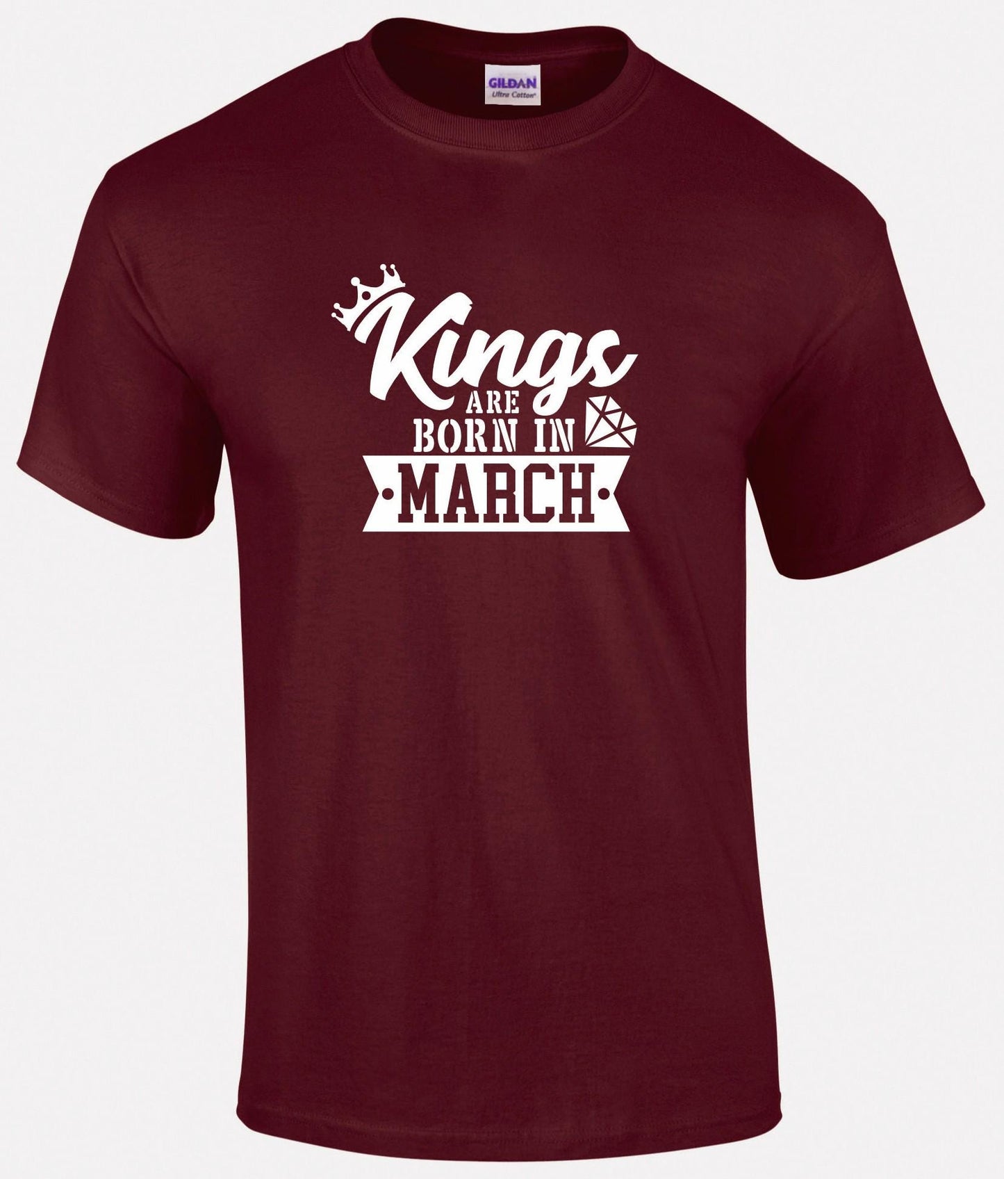 Kings Are Born In March T-shirt