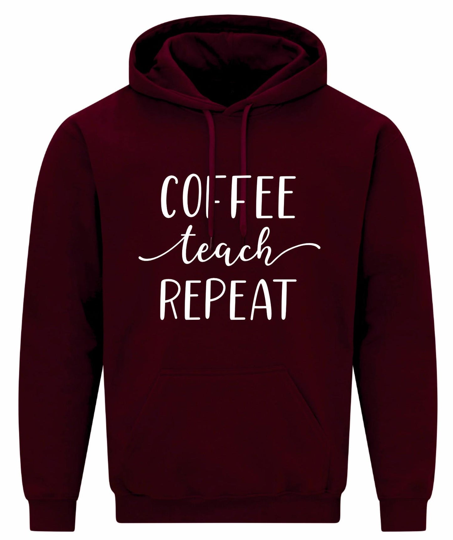 Coffee Teach Repeat Unisex Hoodie