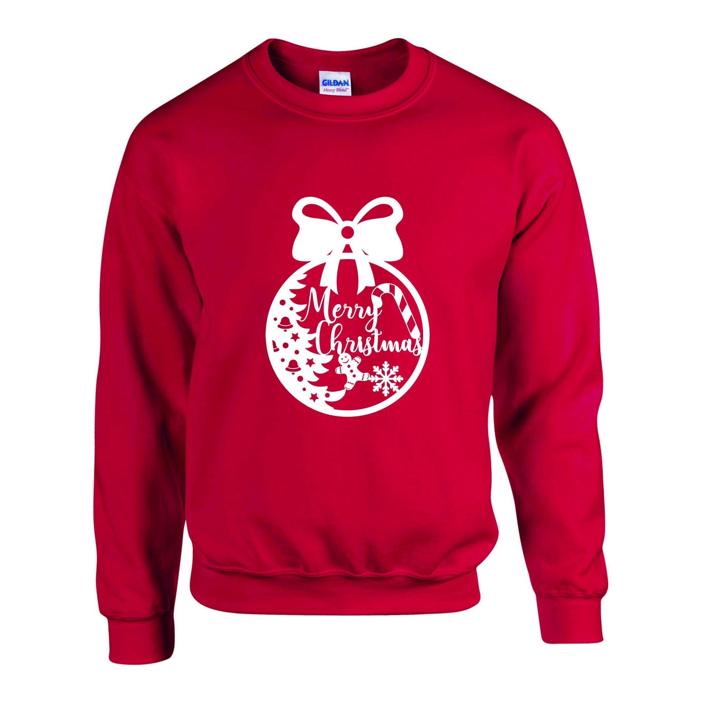 Merry Christmas Bow Unisex Sweatshirt