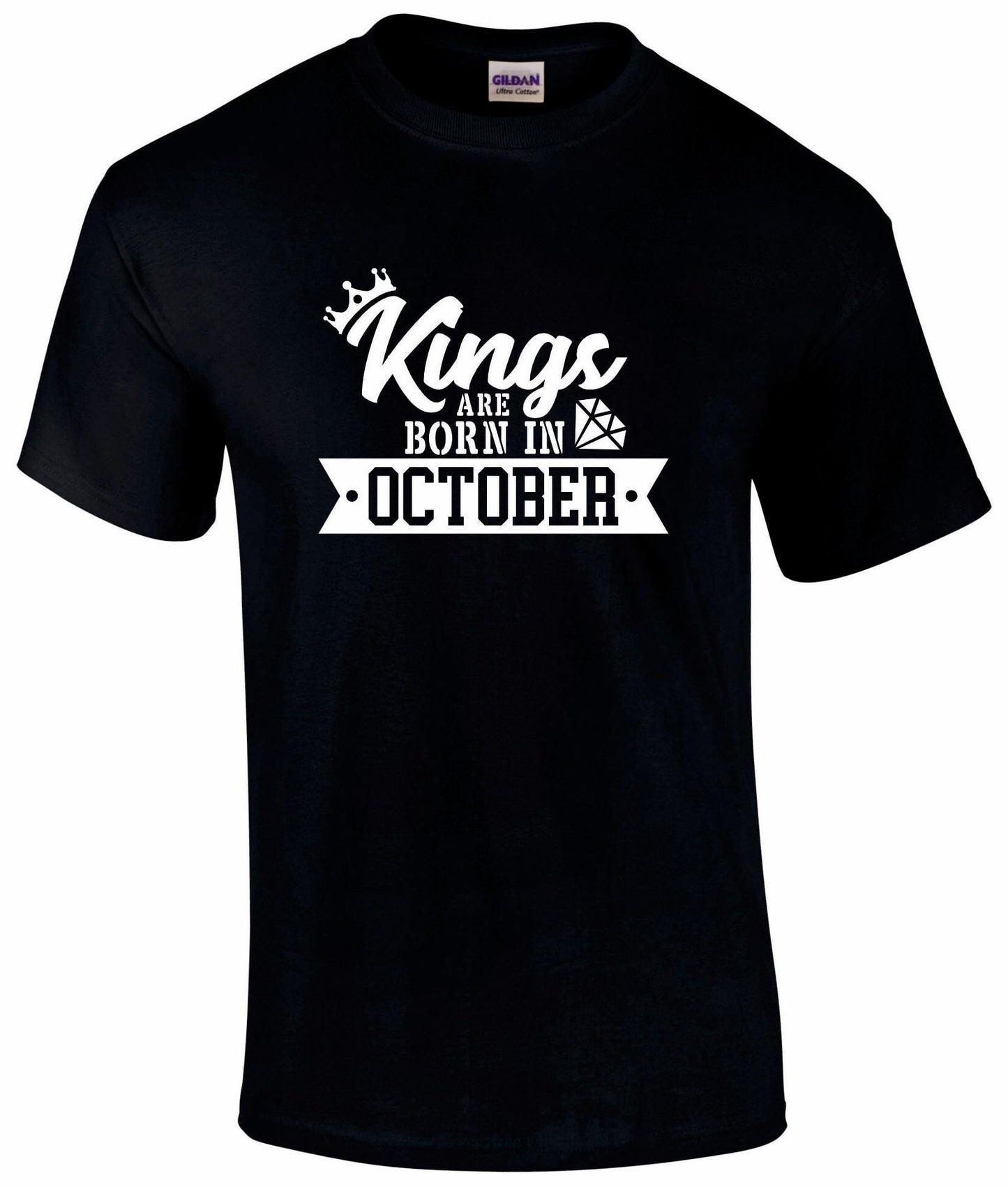 Kings Are Born In October T-shirt