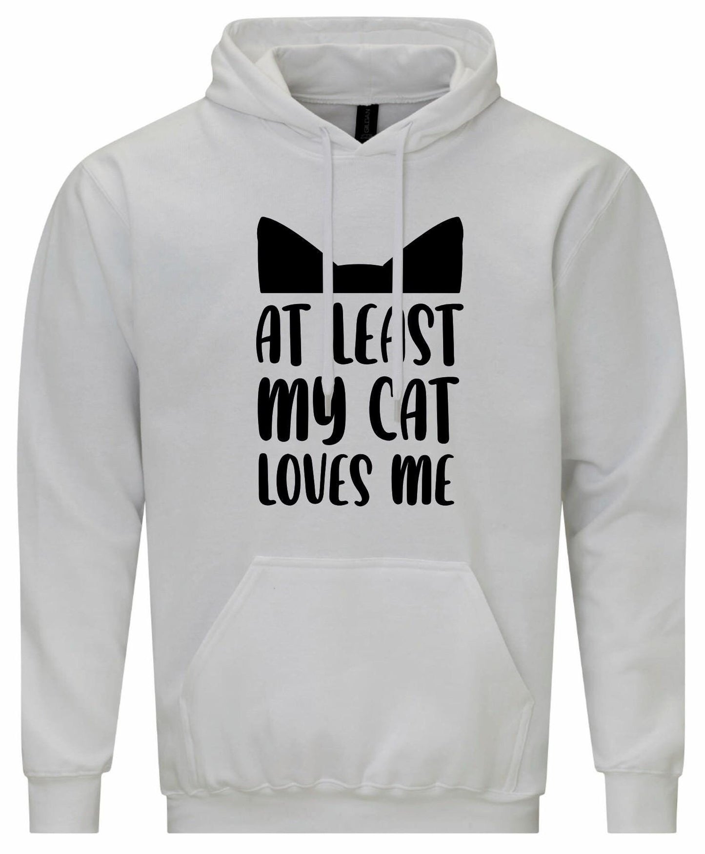 At least My Cat Loves Me Hoodie