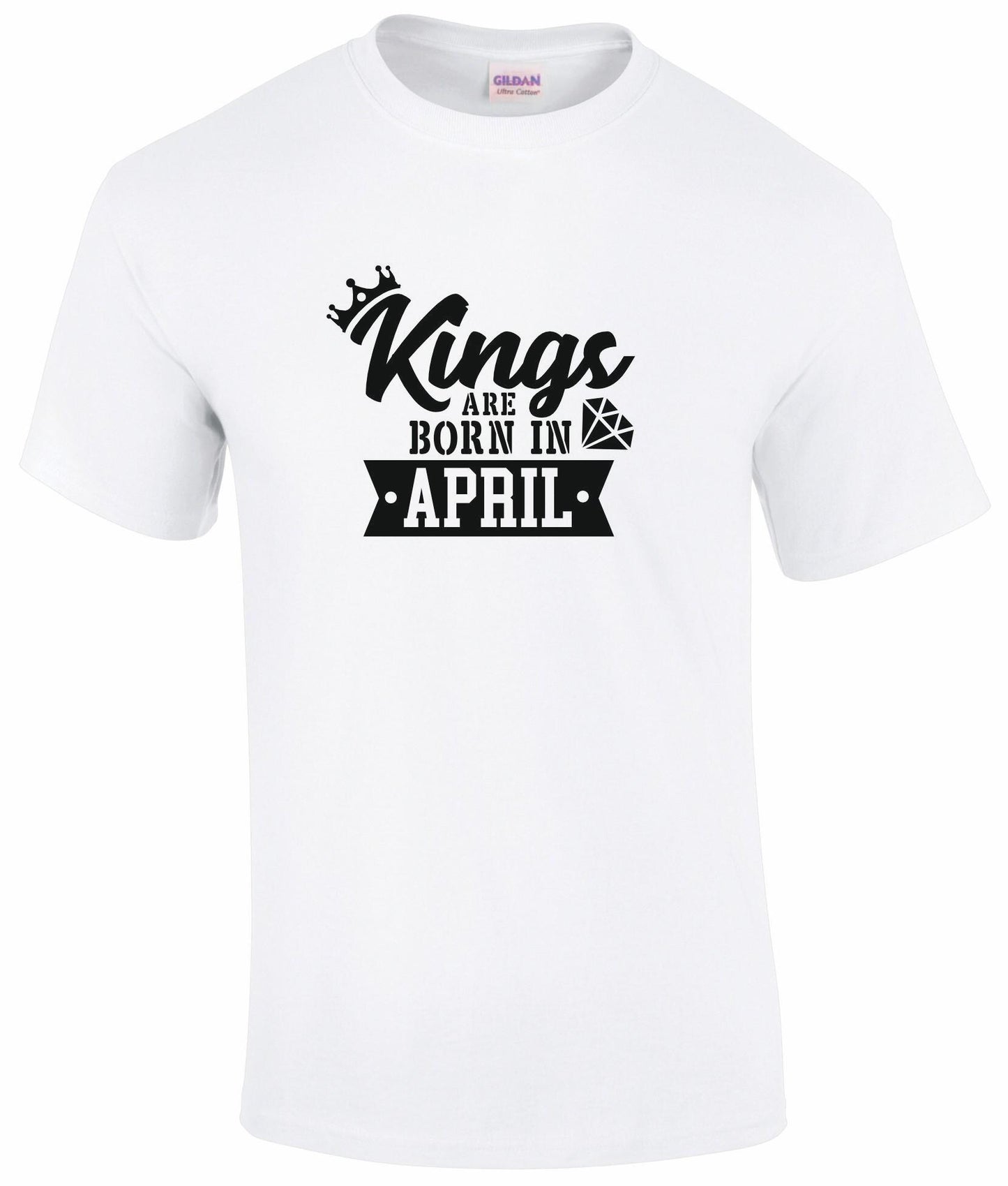 Kings Are Born In April T-shirt