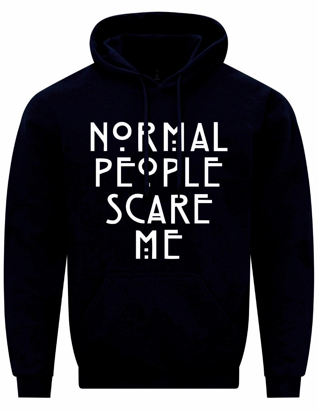 Normal People Scare Me Unisex Hoodie