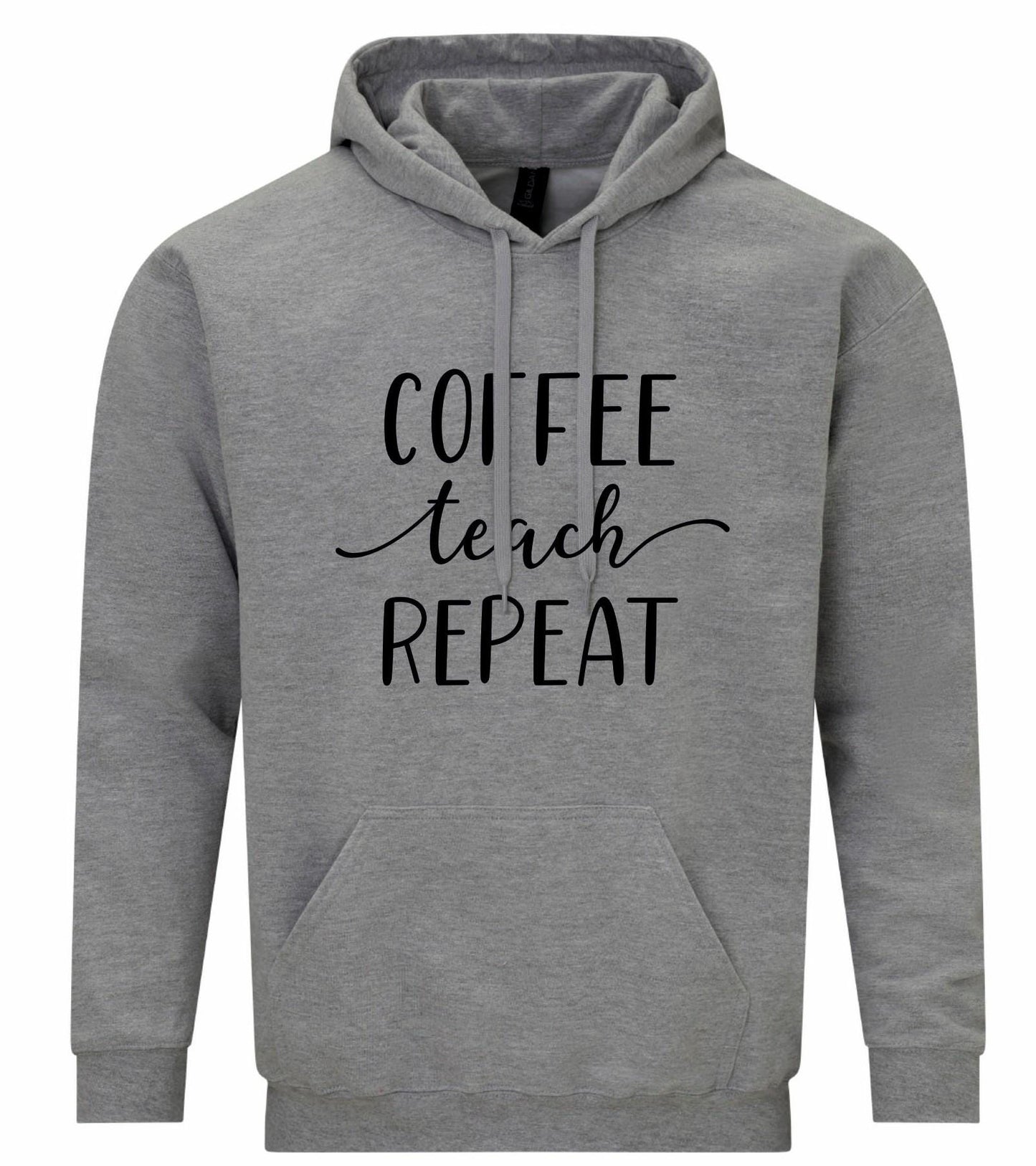 Coffee Teach Repeat Unisex Hoodie
