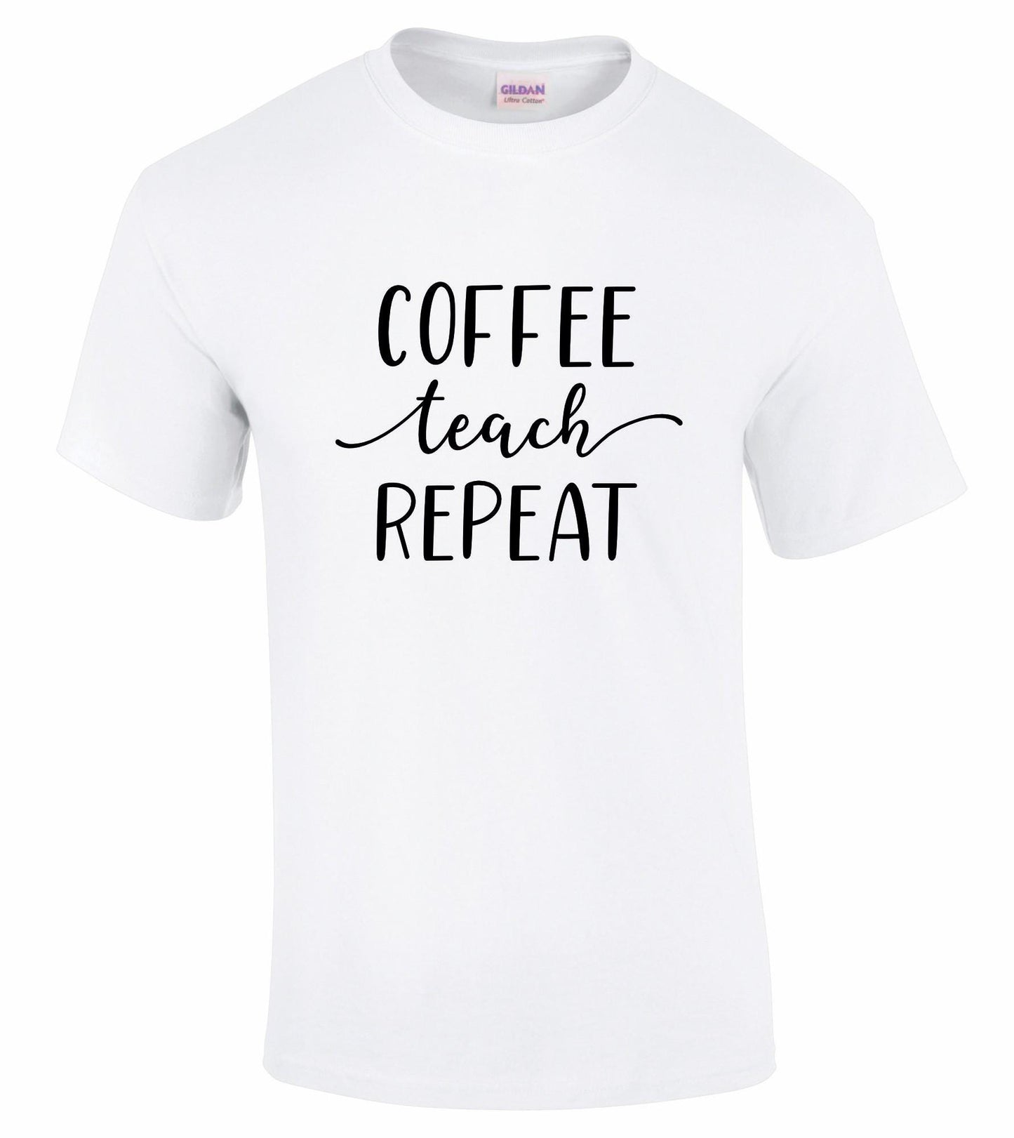 Coffee Teach Repeat Unisex T-shirt