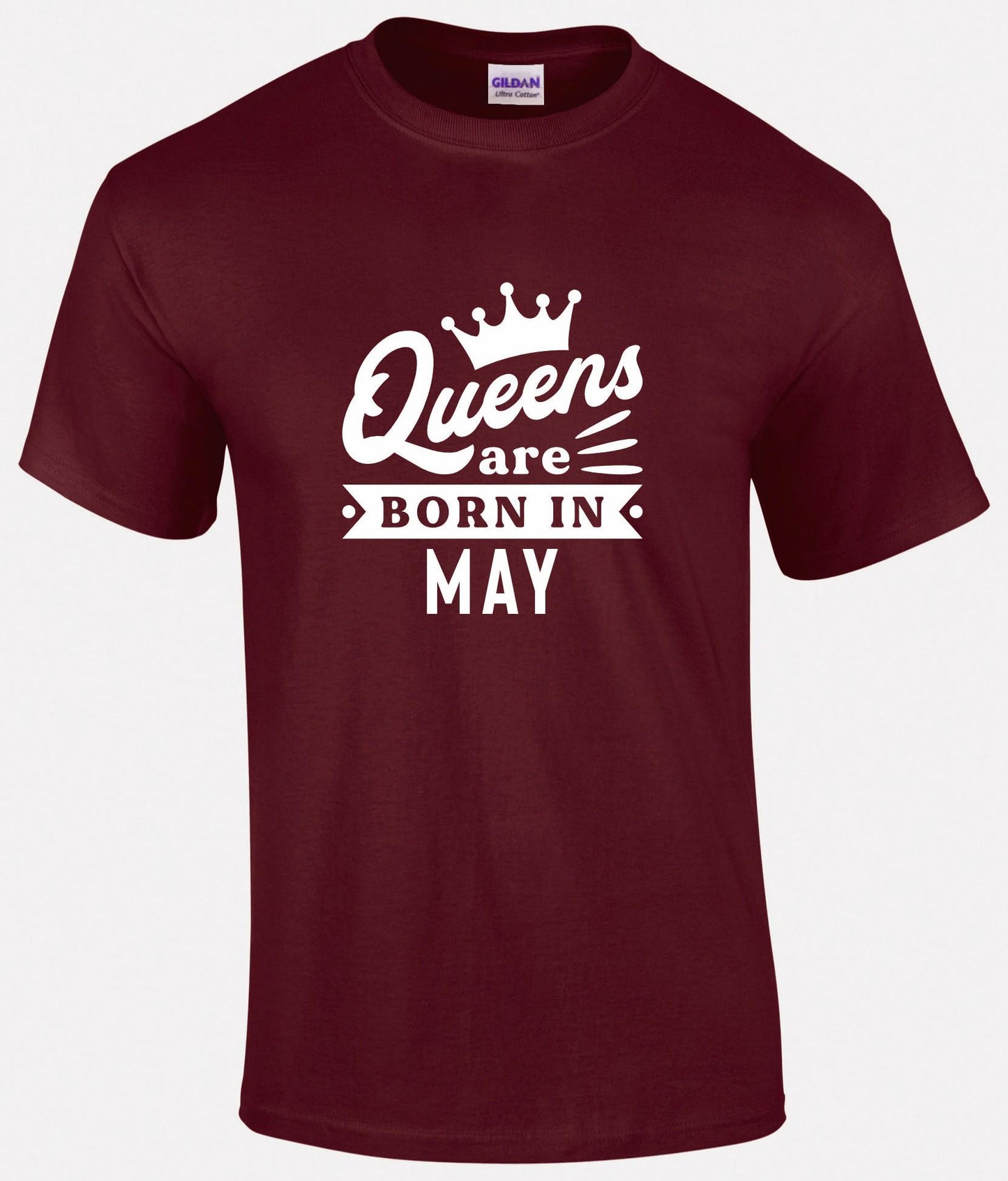 Queens Are Born In May T-shirt