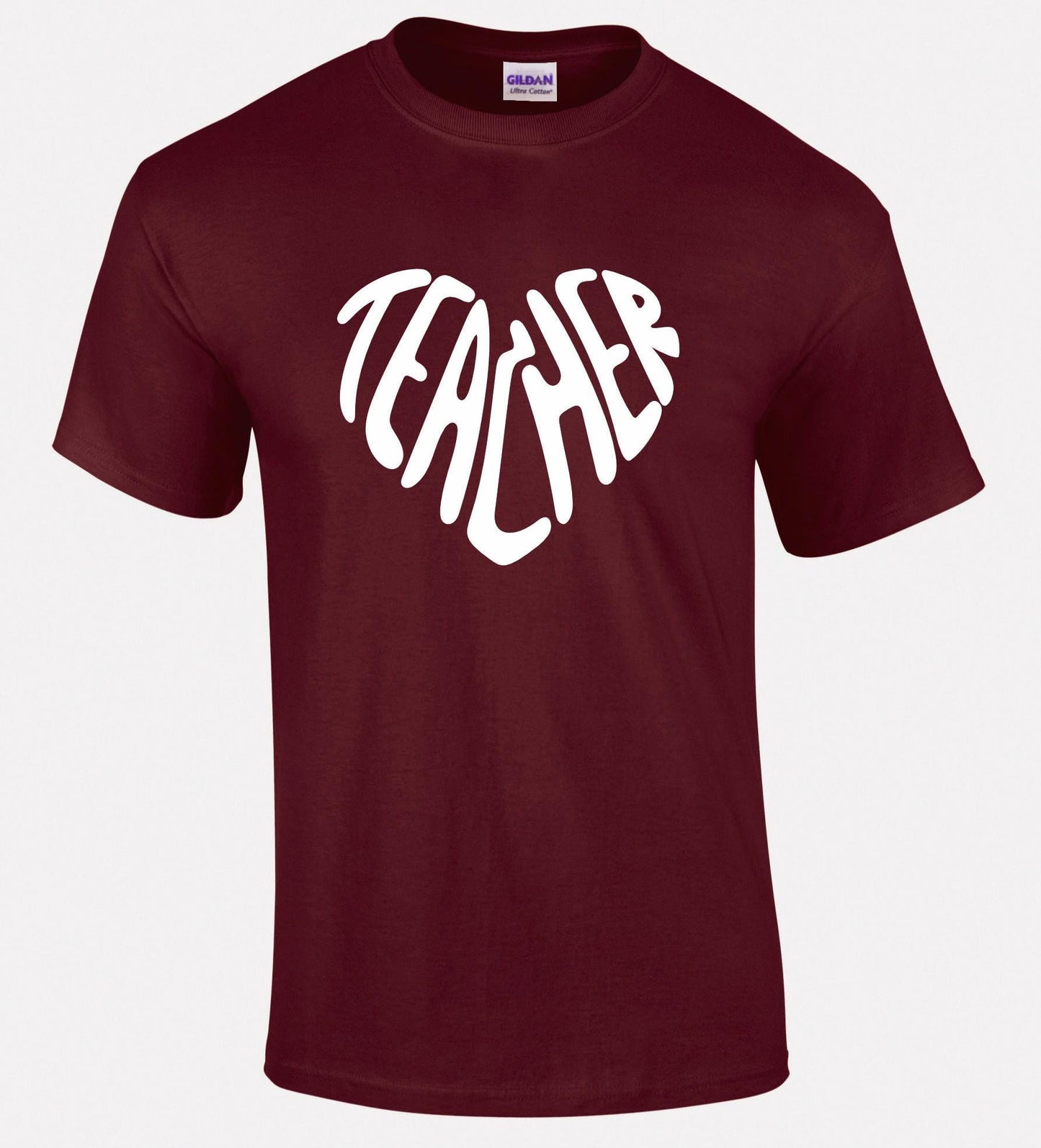 Heart Teacher Design Unisex T-shirt