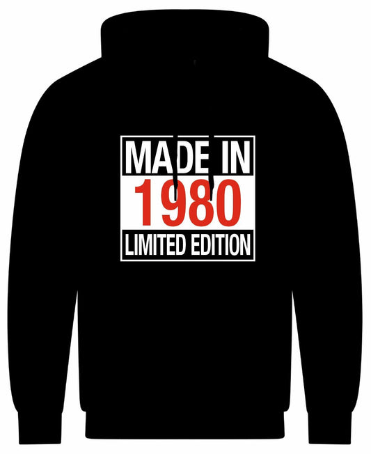 Made In 1980's Limited Edition Unisex Hoodie
