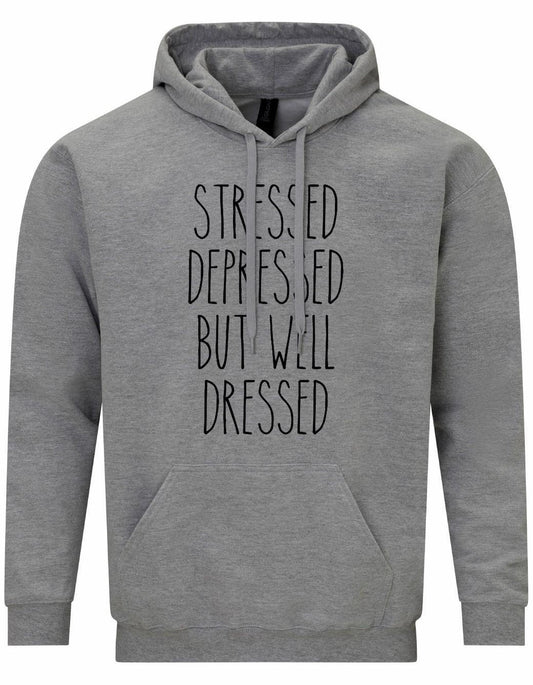Stressed Depressed... Unisex Hoodie