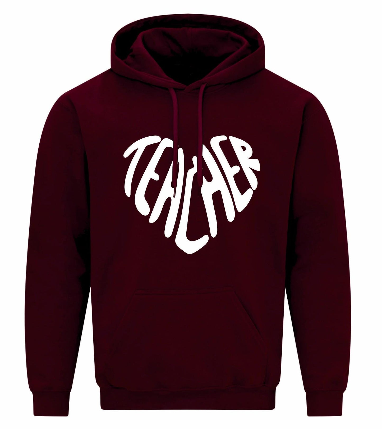 Heart Teacher Design Unisex Hoodie