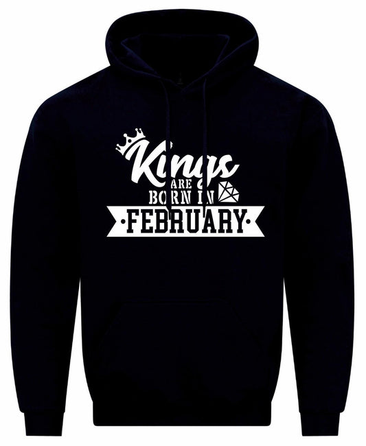 Kings Are Born In February Hoodie