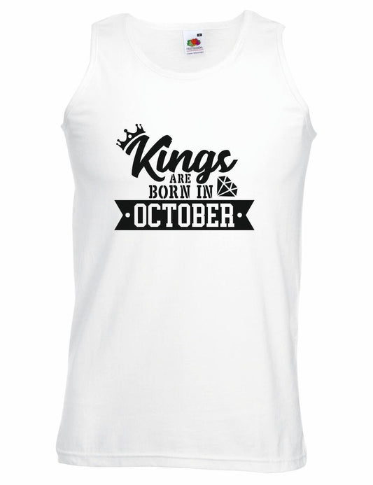Kings Are Born In October Vest