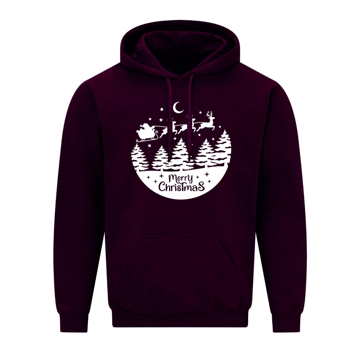 Merry Christmas Reindeer Unisex Hoodie