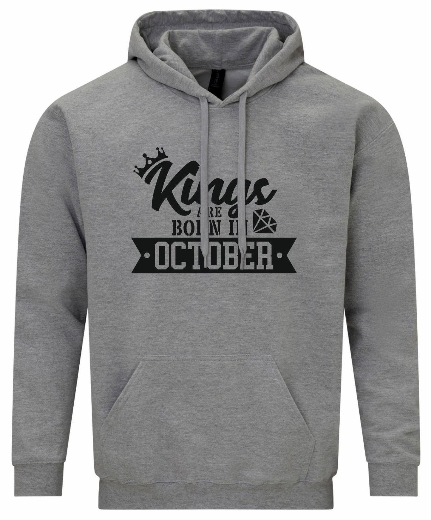 Kings Are Born In October Hoodie