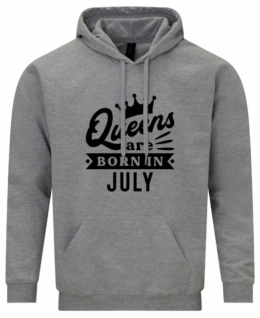 Queens Are Born In July Hoodie