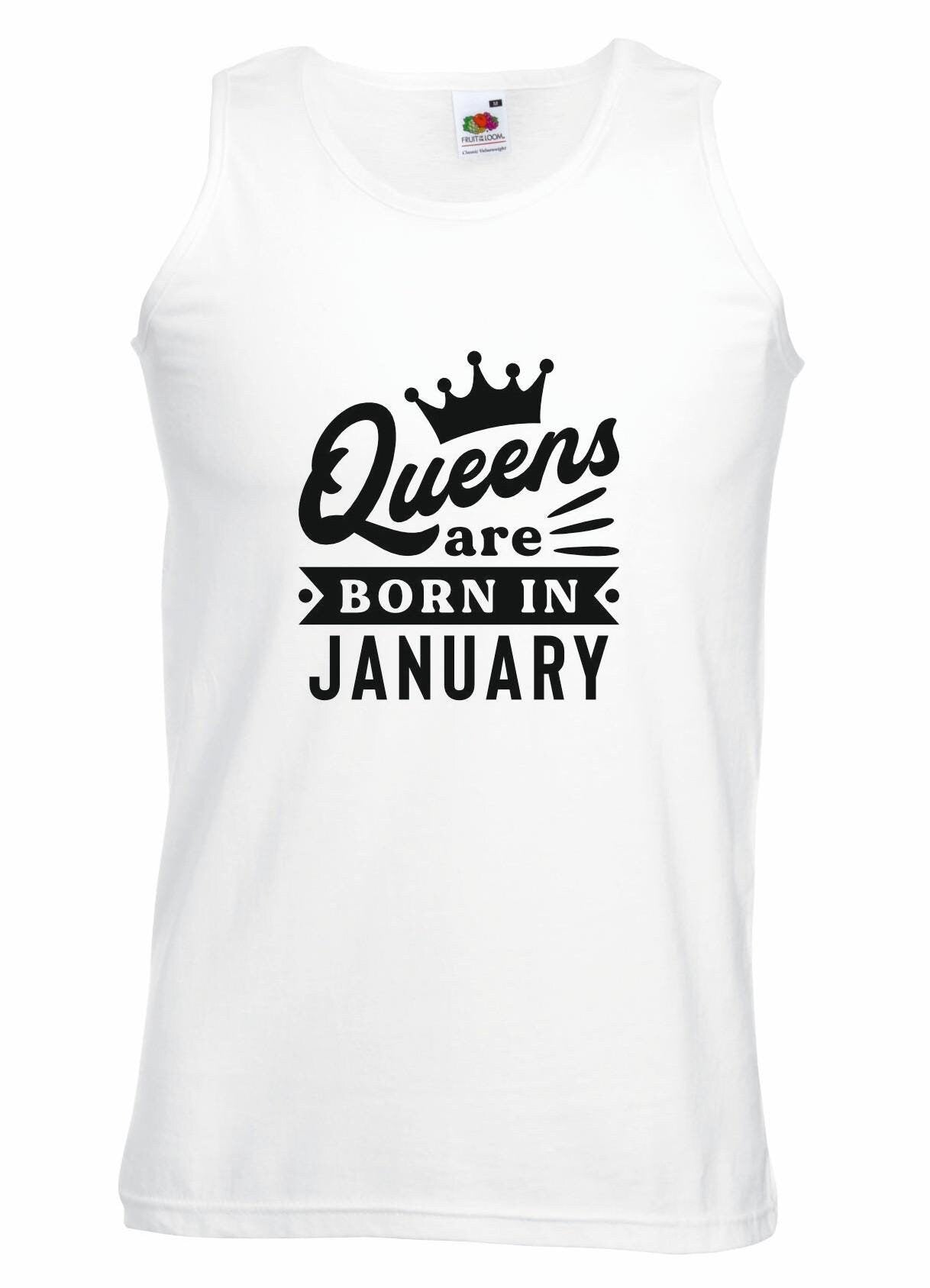 Queens Are Born In January Vest